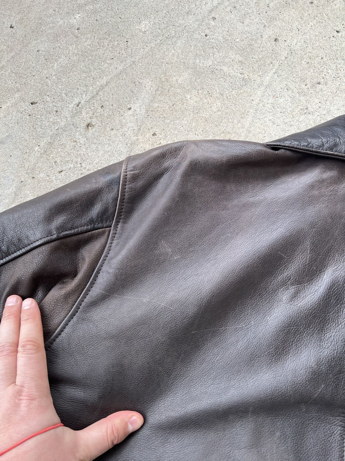 Armani Vintage Armani Jeans Leather Jacket Size US XL / EU 56 / 4 - 8 Thumbnail