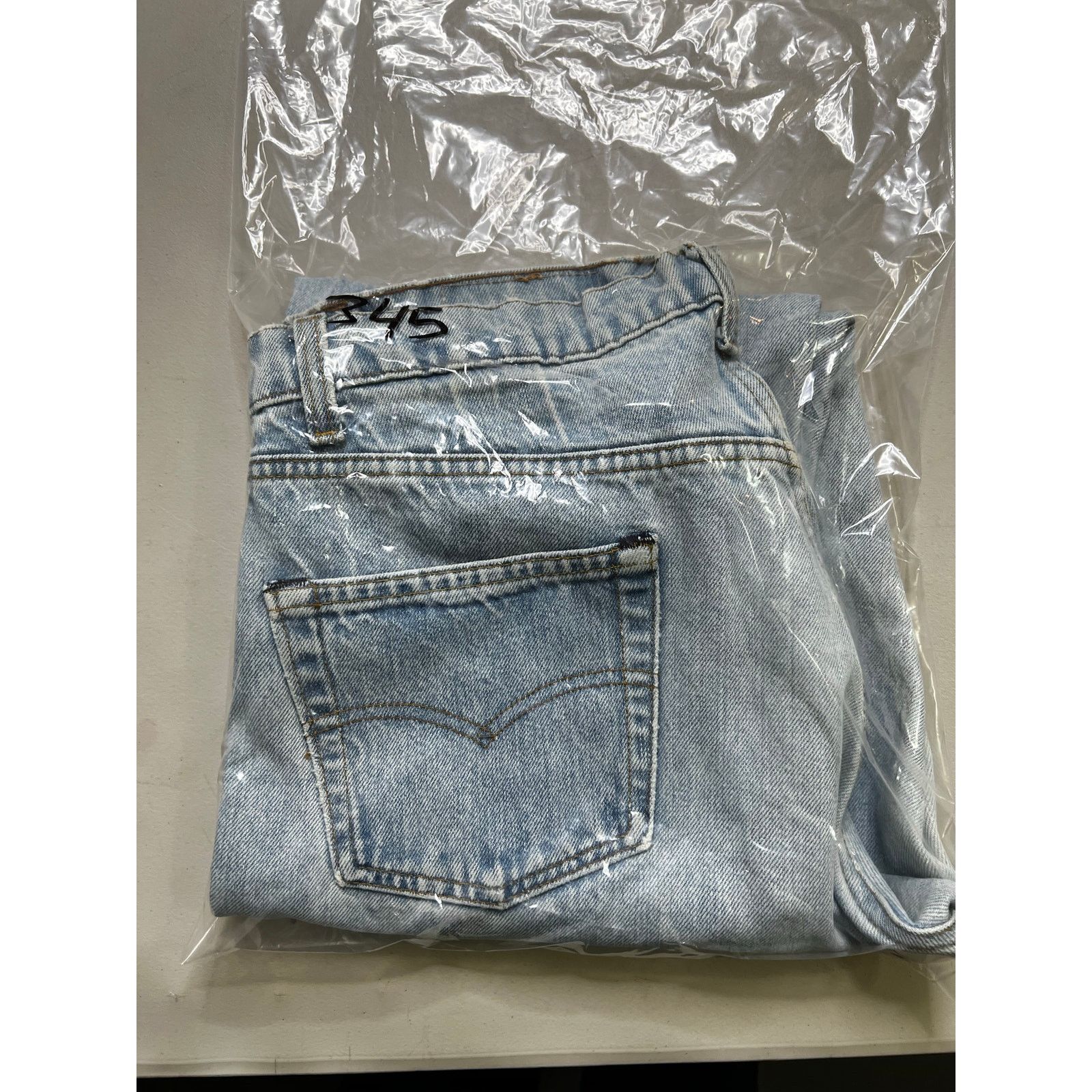 Levi's Vintage 80s Levis 501 Jeans Mens 32x30 Blue Denim distress Size US 32 / EU 48 - 19 Thumbnail