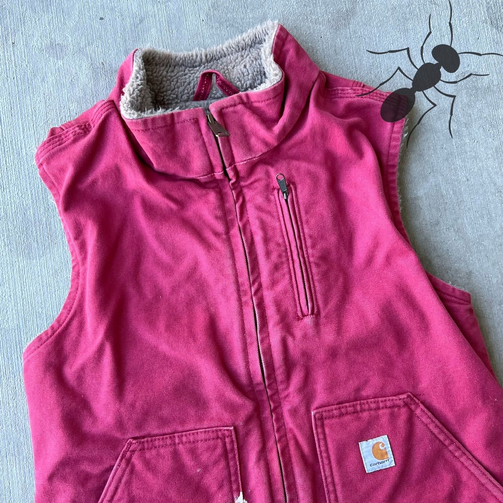 Carhartt × Vintage Carhartt WOMENS V001 pink work wear vest Size US XS / EU 42 / 0 - 3 Thumbnail