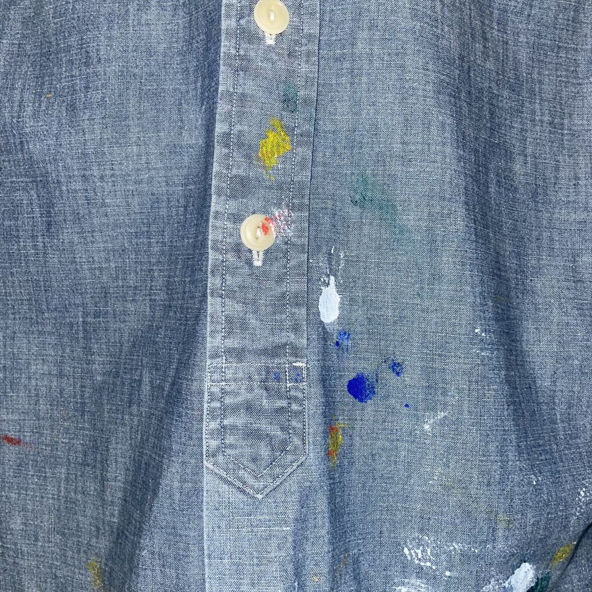 Polo Ralph Lauren × Ralph Lauren × Ralph Lauren Blue Label Polo Ralph Lauren Painter Denim Button Up Shirt Size US S / EU 44-46 / 1 - 4 Thumbnail