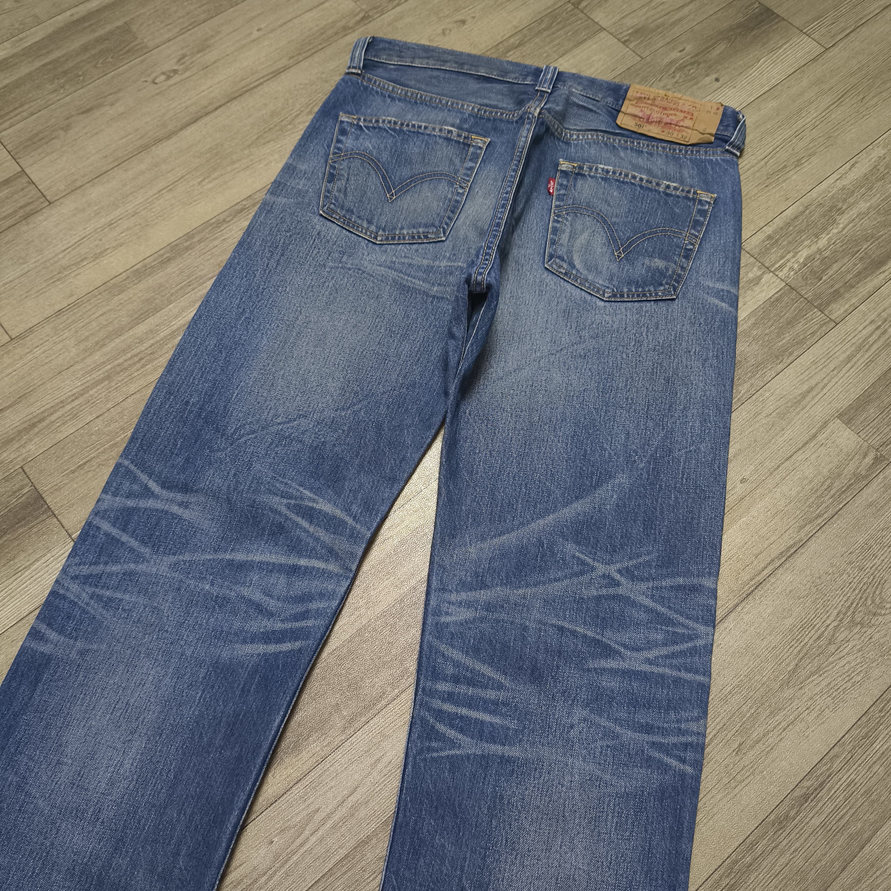 Levi's Vintage Levi's 501 Straight Leg Jeans 3073 Stamped Button Size US 30 / EU 46 - 10 Thumbnail