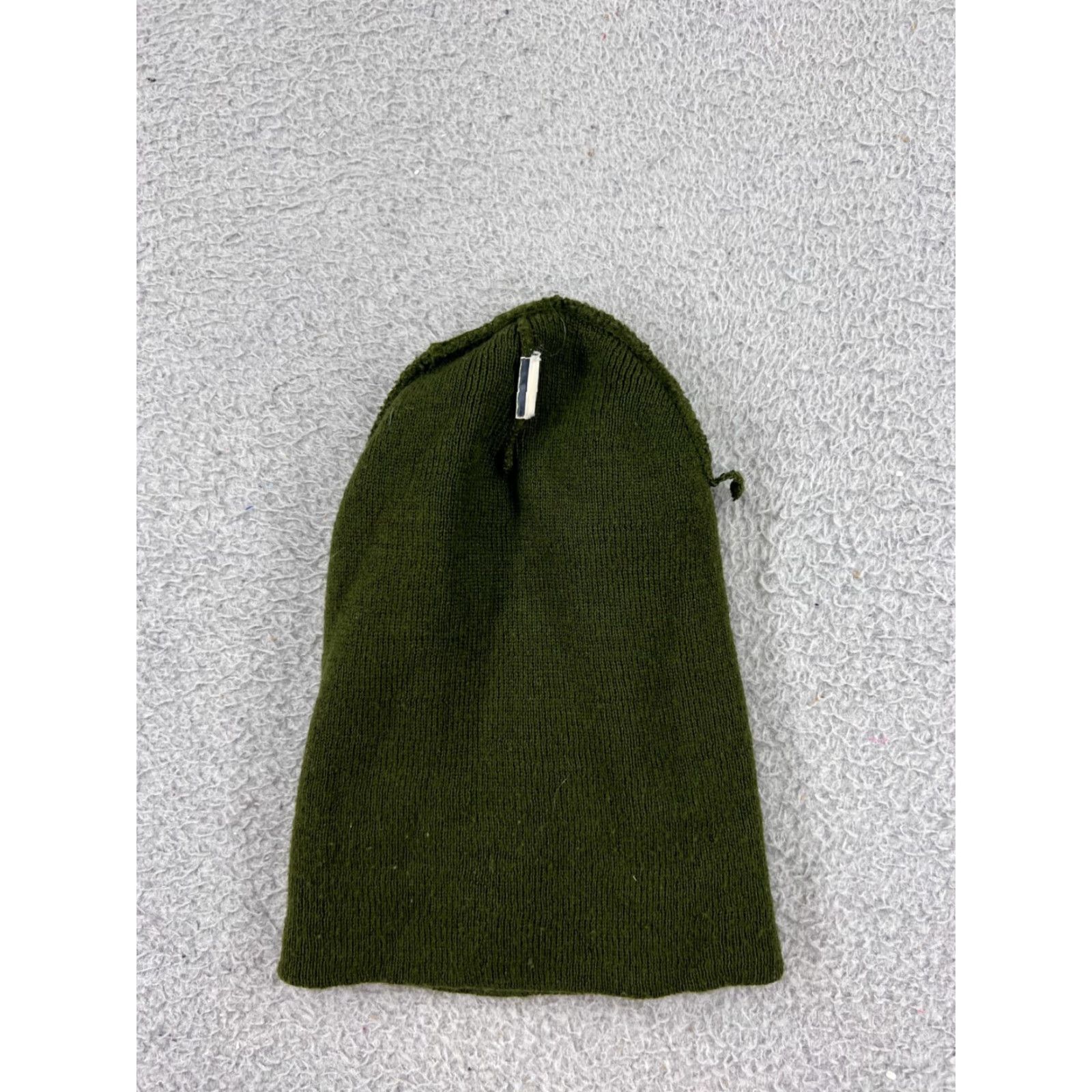 Vintage DECKY Beanie Hat Adult One Size Green Knit Acrylic Fishing Pattern Solid - Beanie, Decky Hat, Men, One Size, Green, Fall Winter - Mens Size ONE SIZE - 5 Thumbnail