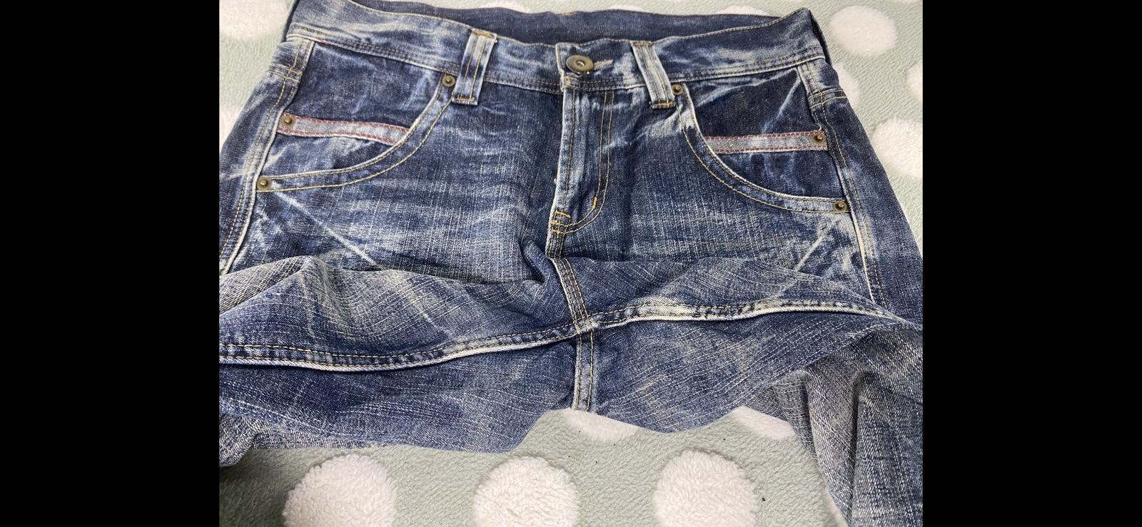 Japanese Brand 2000s Rare Japanese Acid Wash Denim Jeans Y2K Size US 34 / EU 50 - 10 Thumbnail