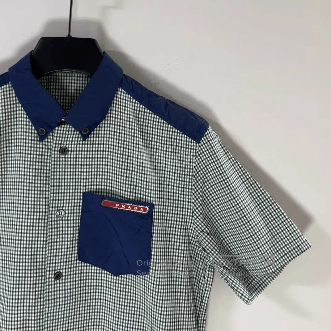 Prada Sz 39 Prada Plaid Joint Red Label Shirt. Size US M / EU 48-50 / 2 - 3 Thumbnail