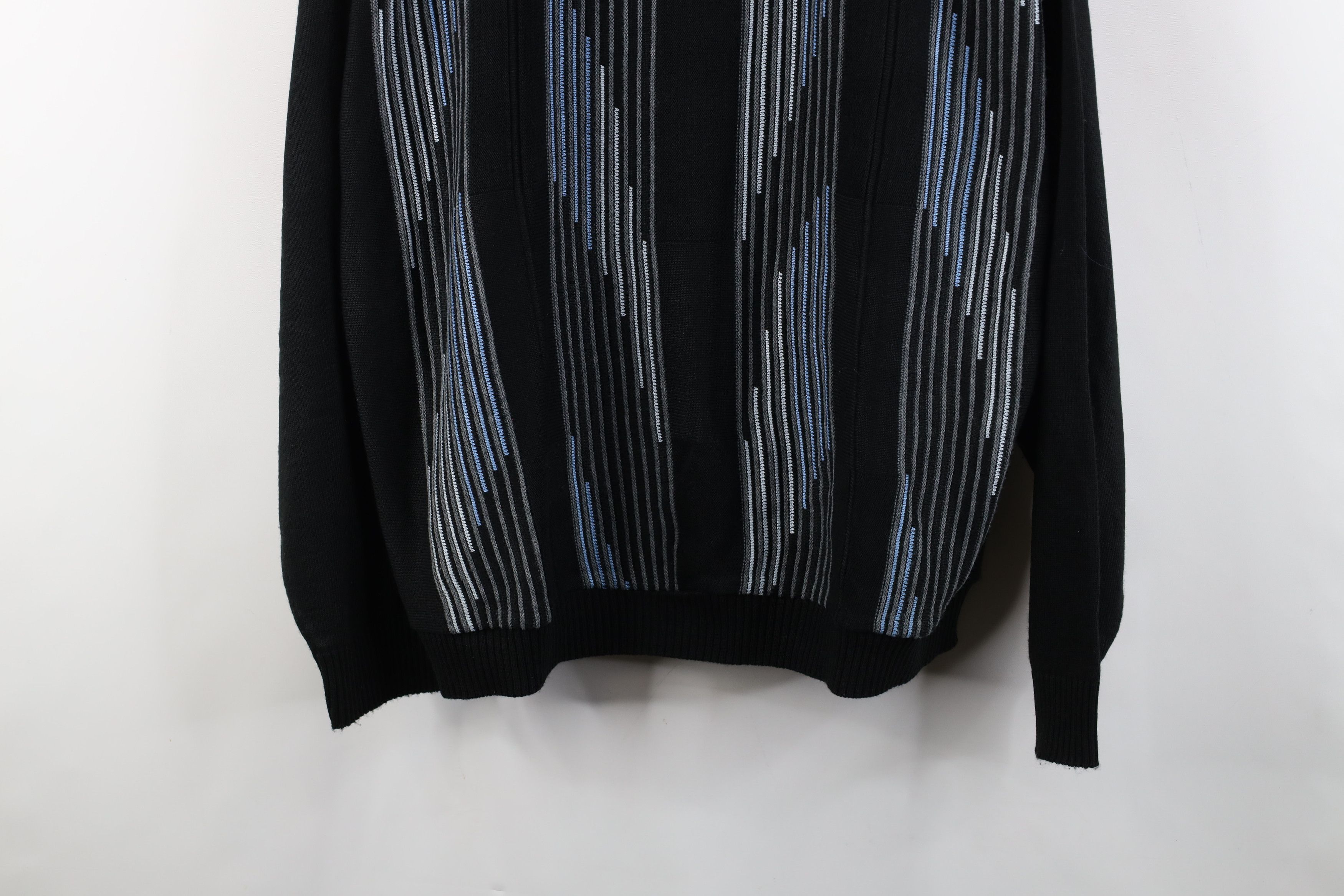 Vintage Vintage 90s Coogi Style Ribbed Knit Crewneck Sweater USA Size US L / EU 52-54 / 3 - 3 Thumbnail