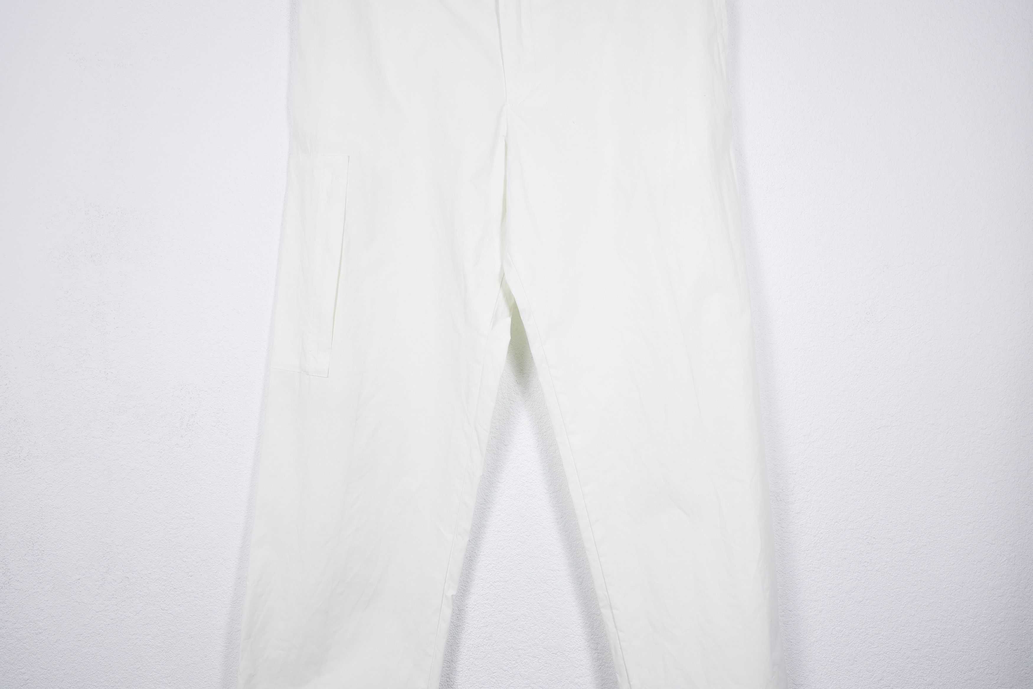 GIAN CARLO ROSSI Gian Carlo Rossi Avant Garde White Track Cargo Pants Size US 38 / EU 54 - 3 Thumbnail