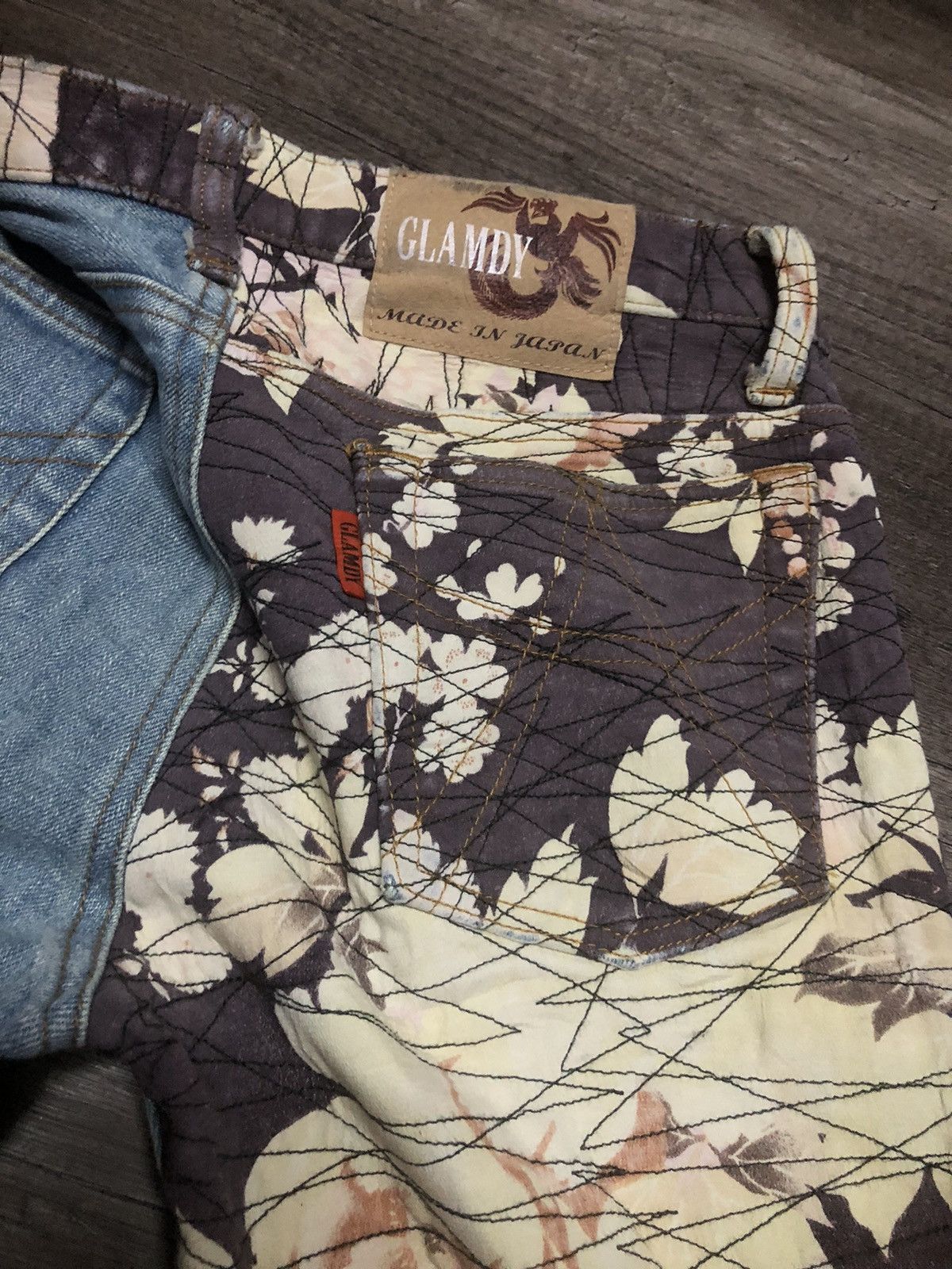 Le Grande Bleu (L.G.B.) RARE JAPANESE BRAND GLAMDY JEANS Size US 28 / EU 44 - 13 Thumbnail