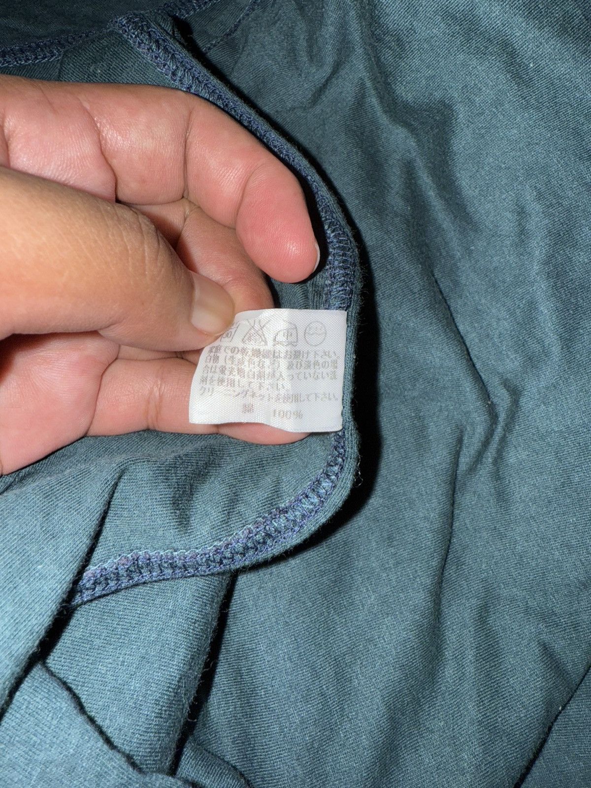 Homme Plisse Issey Miyake × Issey Miyake × Vintage Vintage Issey Miyake Polo Shirt Green Inside Size US L / EU 52-54 / 3 - 6 Thumbnail