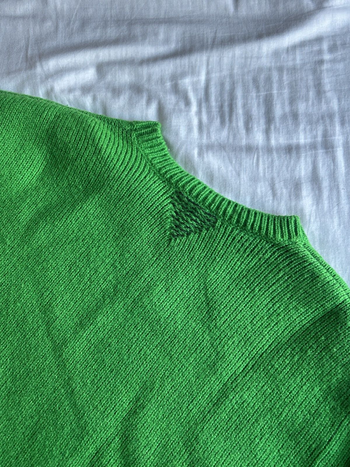 Bottega Veneta BOTTEGA OVERSIZED GREEN KNIT Size US S / EU 44-46 / 1 - 2 Thumbnail