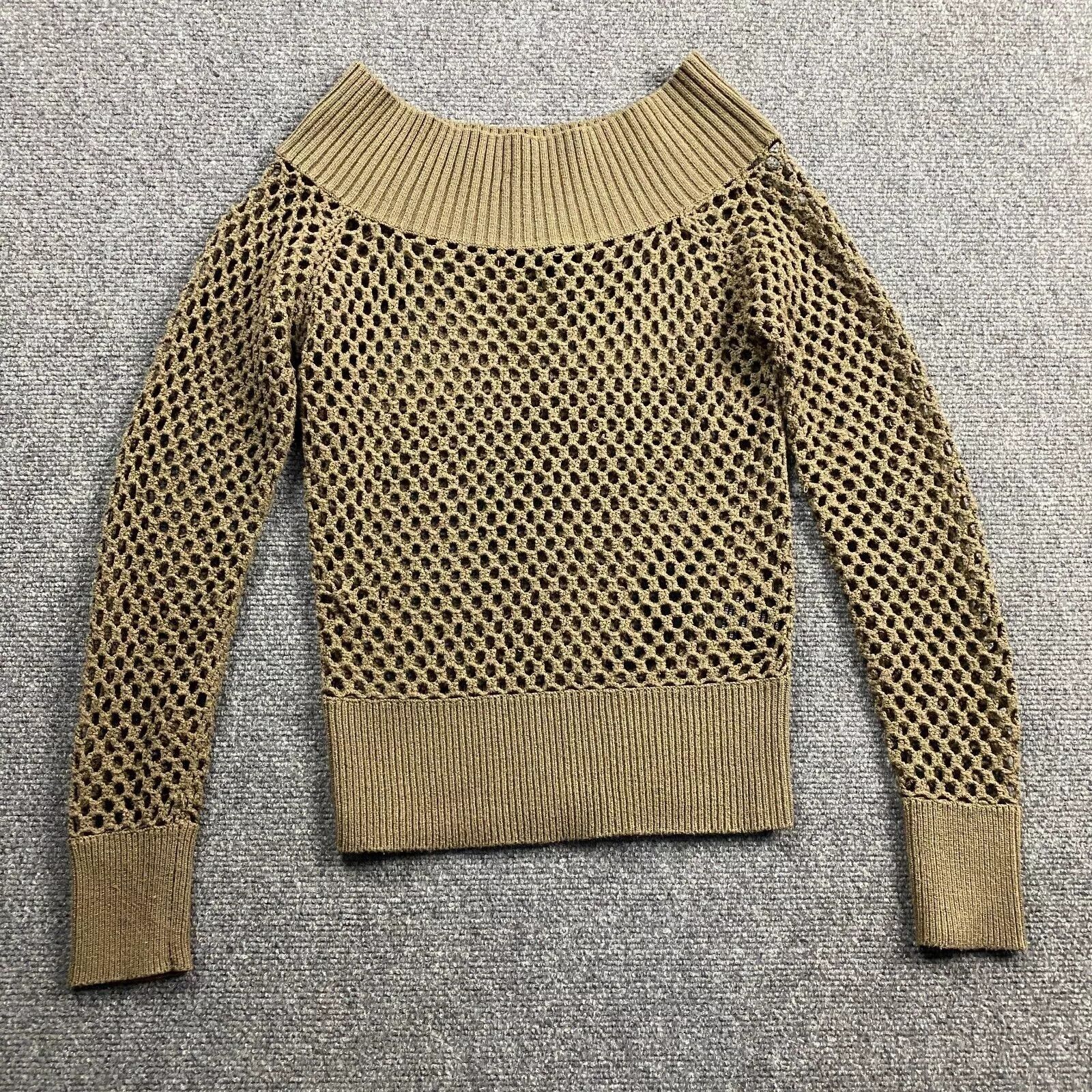 Bebe Bebe Sweater Women's Medium Brown Pullover Knit Acrylic Size M / US 6-8 / IT 42-44 - 1 Thumbnail