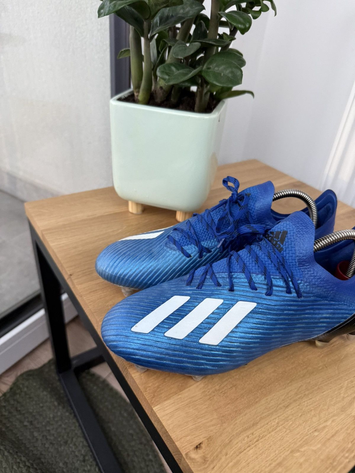 Adidas ADIDAS RARE X 19.1 FG FOOTBALL SOCCER CLEATS TECHFIT BOOTS Size US 8 / EU 41 - 4 Thumbnail