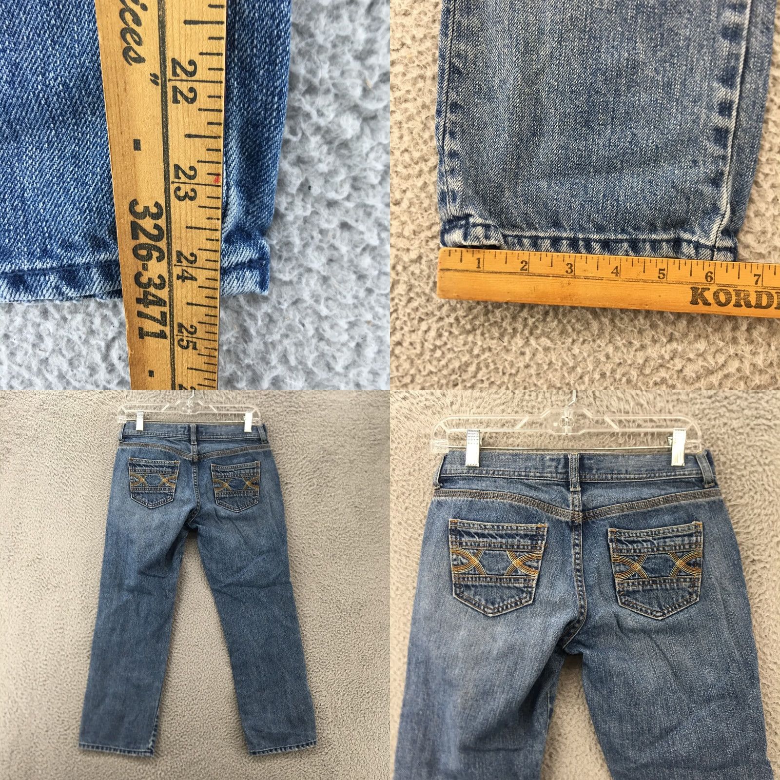 Old Navy Old Navy Jeans Womens 29x24.5 Blue Denim Zip Fly Straight Low Waist Straight Jeans Womens Blue Denim Zip Fly 29x24.5 Regular Modern Classic Mens? Size 29" - 8 Thumbnail