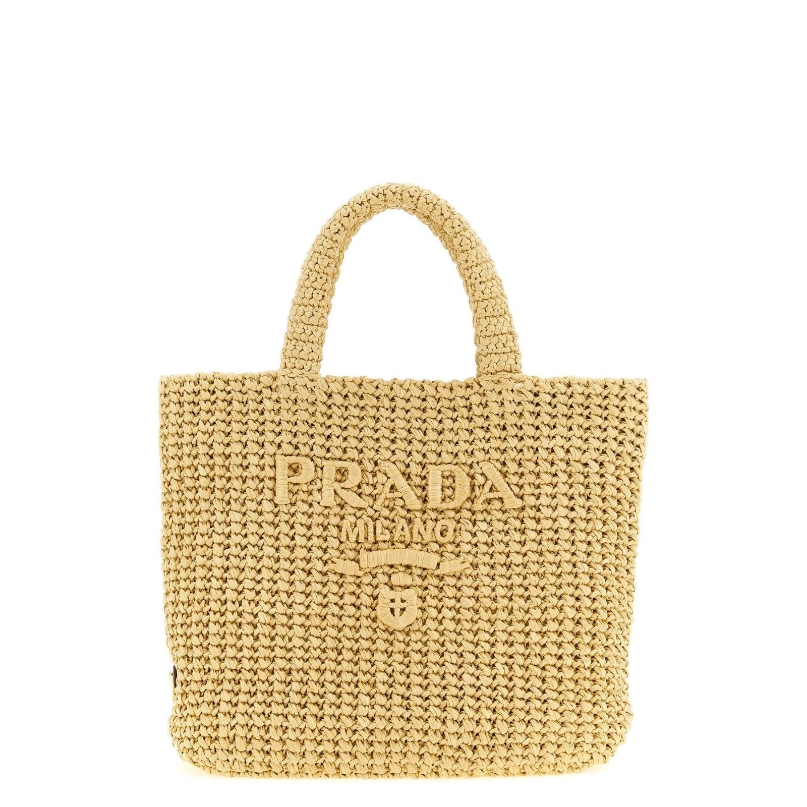Prada PRADA $1700 Crochet Natural Tote Bag New & Authentic Size ONE SIZE - 1 Thumbnail