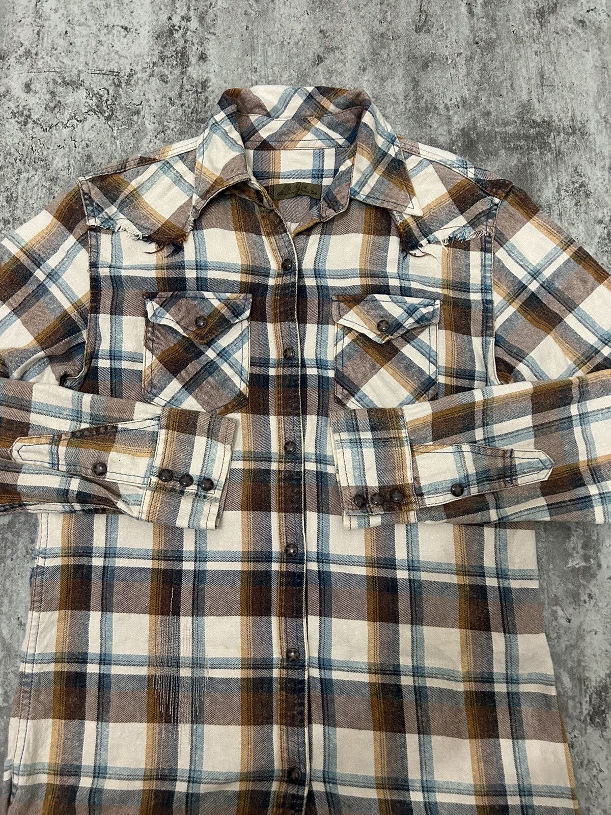 GOA Goa Japan Flannel Western Button Shirt Size US M / EU 48-50 / 2 - 7 Thumbnail