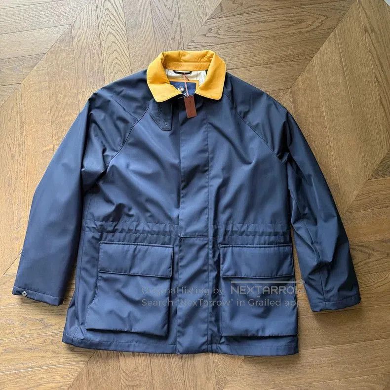 Loro Piana Loro Piana Classic Deer Leather Collar Trench Coat. Size US XL / EU 56 / 4 - 1 Thumbnail