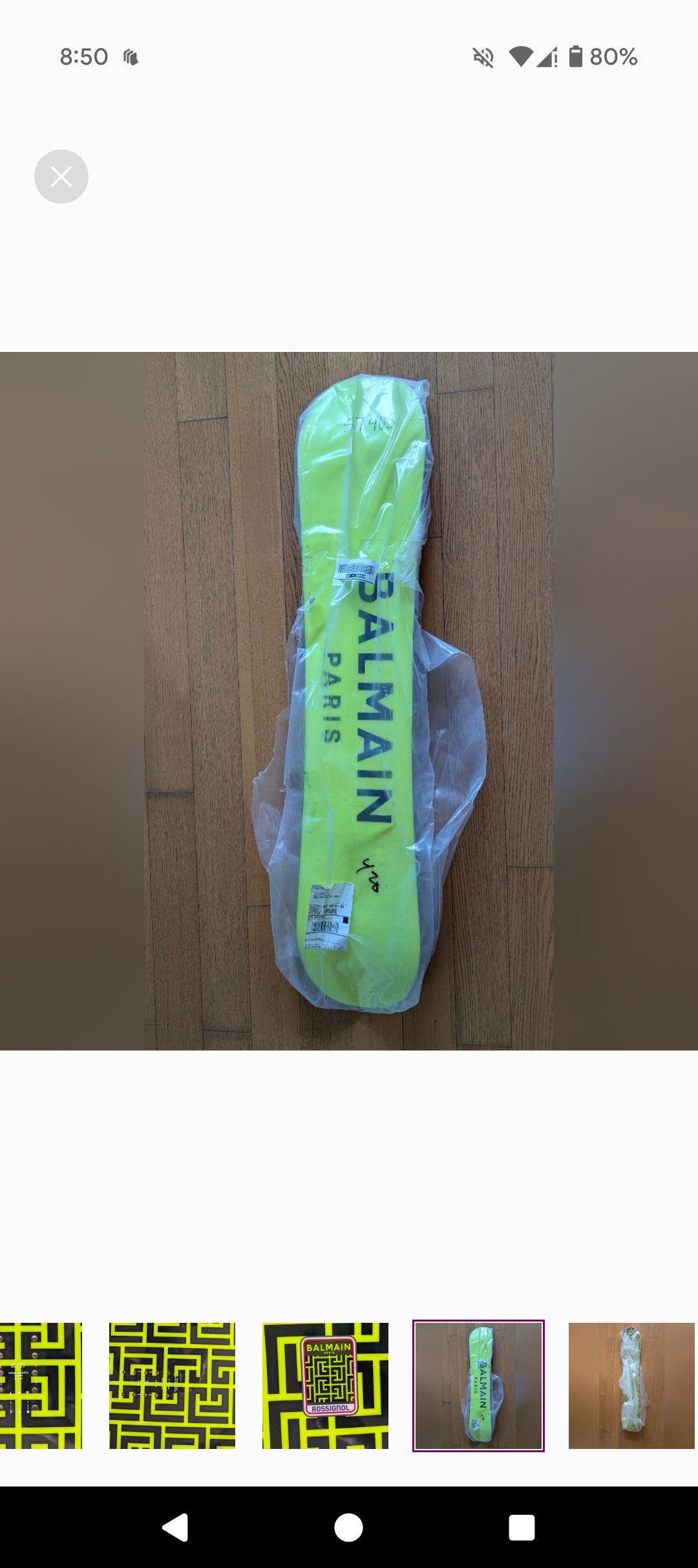 Balmain Balmain x Rossignol Snowboard $5995 RRP Size ONE SIZE - 5 Thumbnail