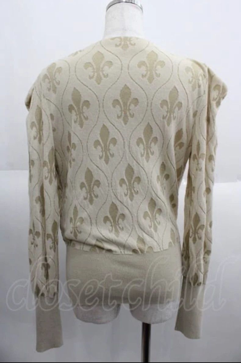 Vivienne Westwood Vivienne Westwood Beige Saturn embroidered knit witch long Size M / US 6-8 / IT 42-44 - 2 Thumbnail