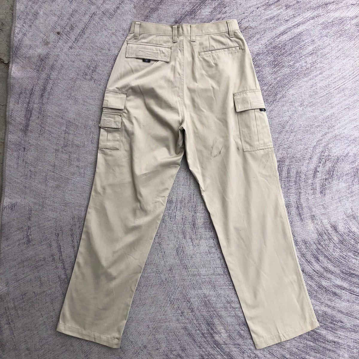 Vintage Japanese brand cargo cream 6 pocket Pants Size US 27 - 9 Thumbnail