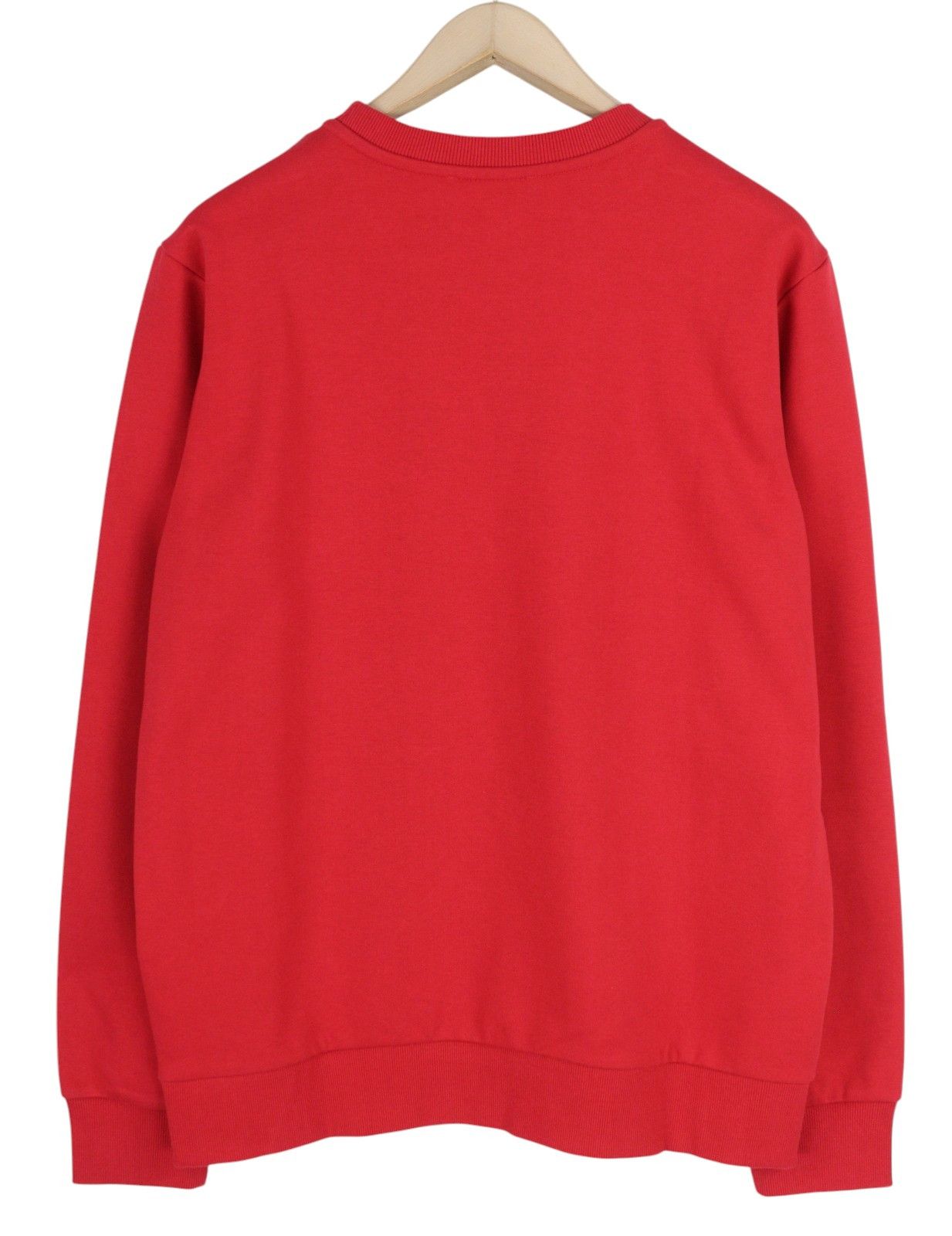 Diesel S-GINN-K25 L Red Front Logo Sweatshirt 41018 Size US L / EU 52-54 / 3 - 2 Thumbnail