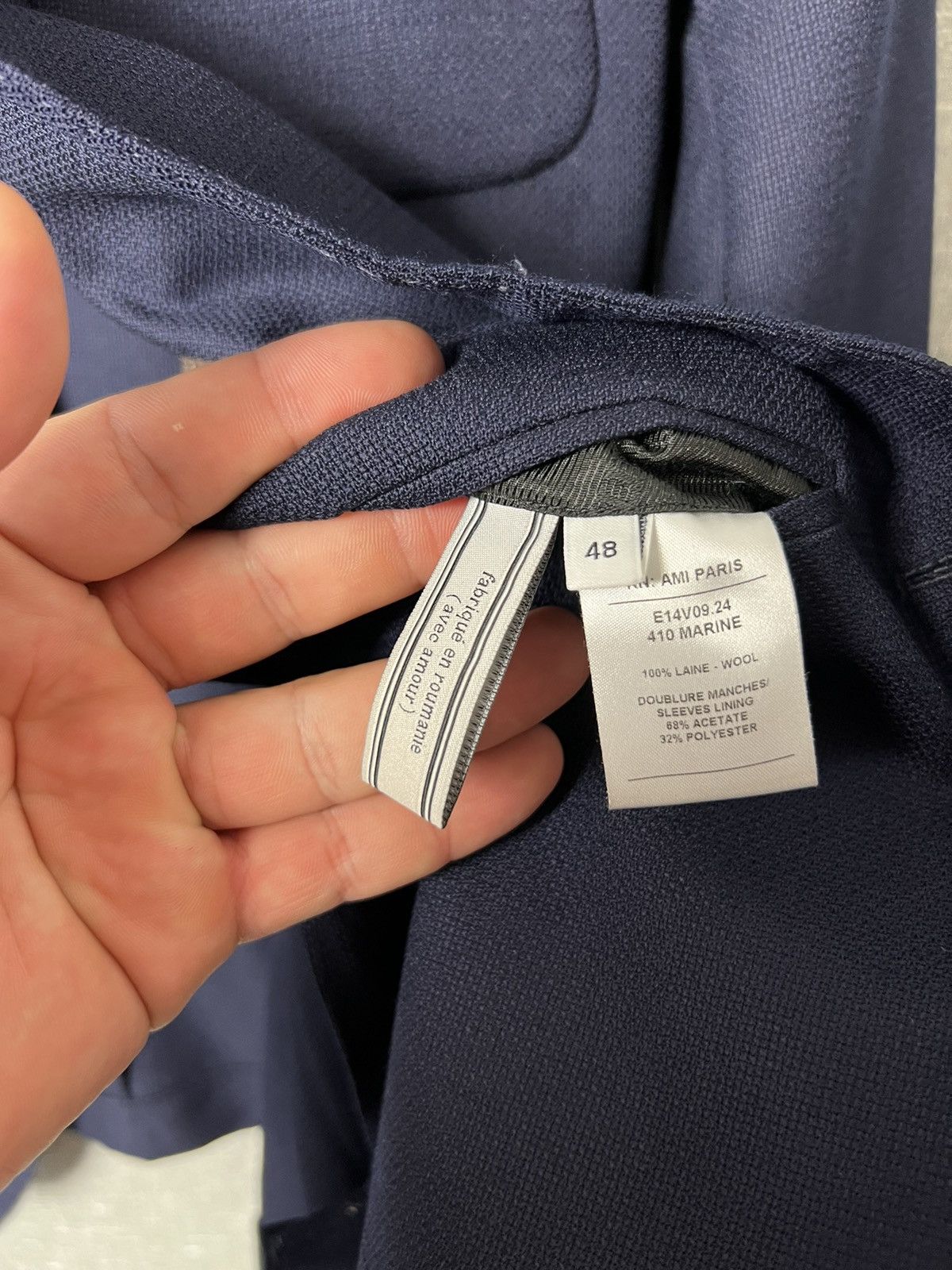 AMI AMI Alexandre Mattiussi x Vitale Barberis Canonico Blazer Size US M / EU 48-50 / 2 - 14 Thumbnail