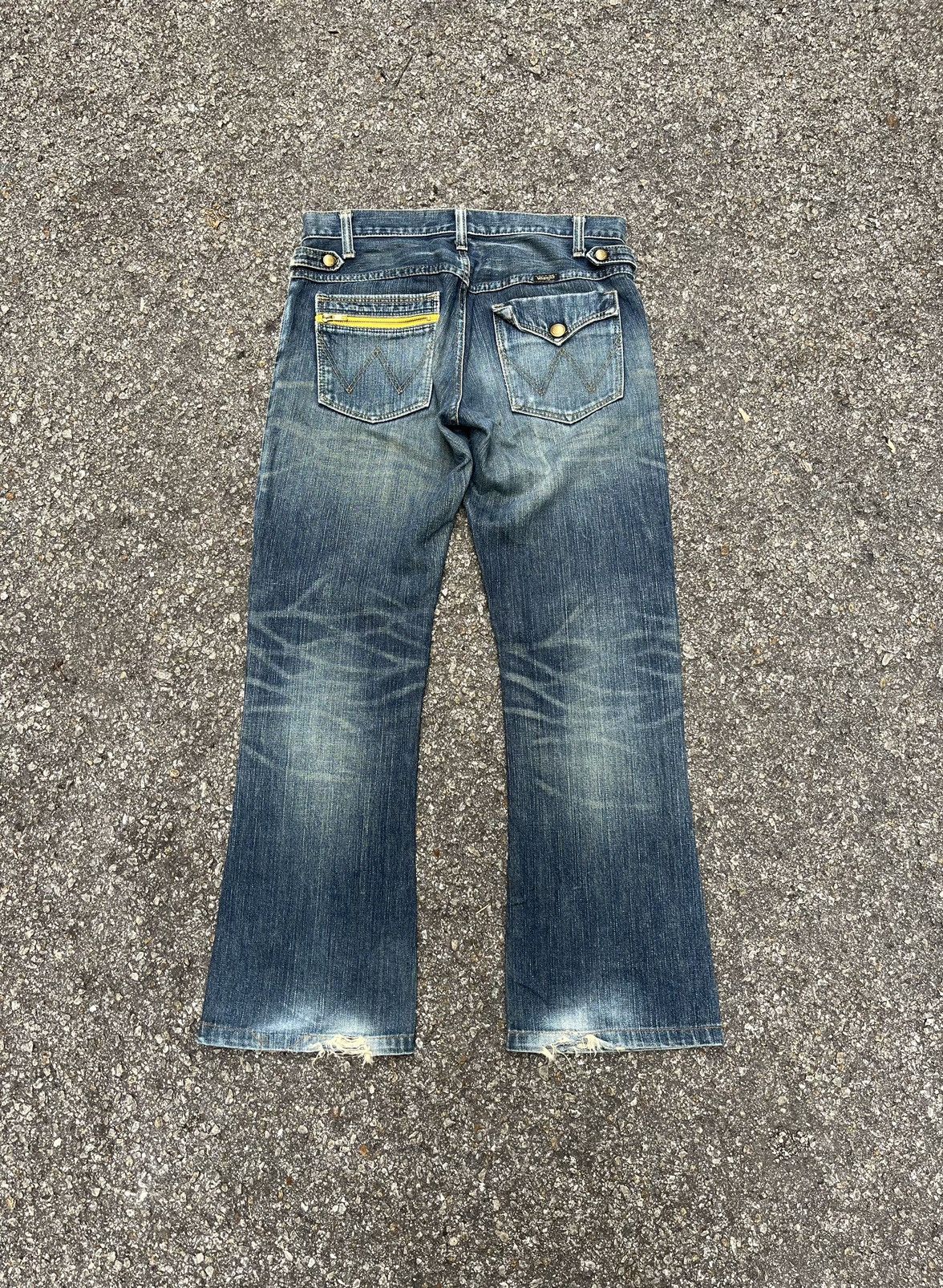 Edwin × Japanese Brand Flared Edwin Japan Jeans Boot Cut Faded Denim Size US 31 - 9 Thumbnail