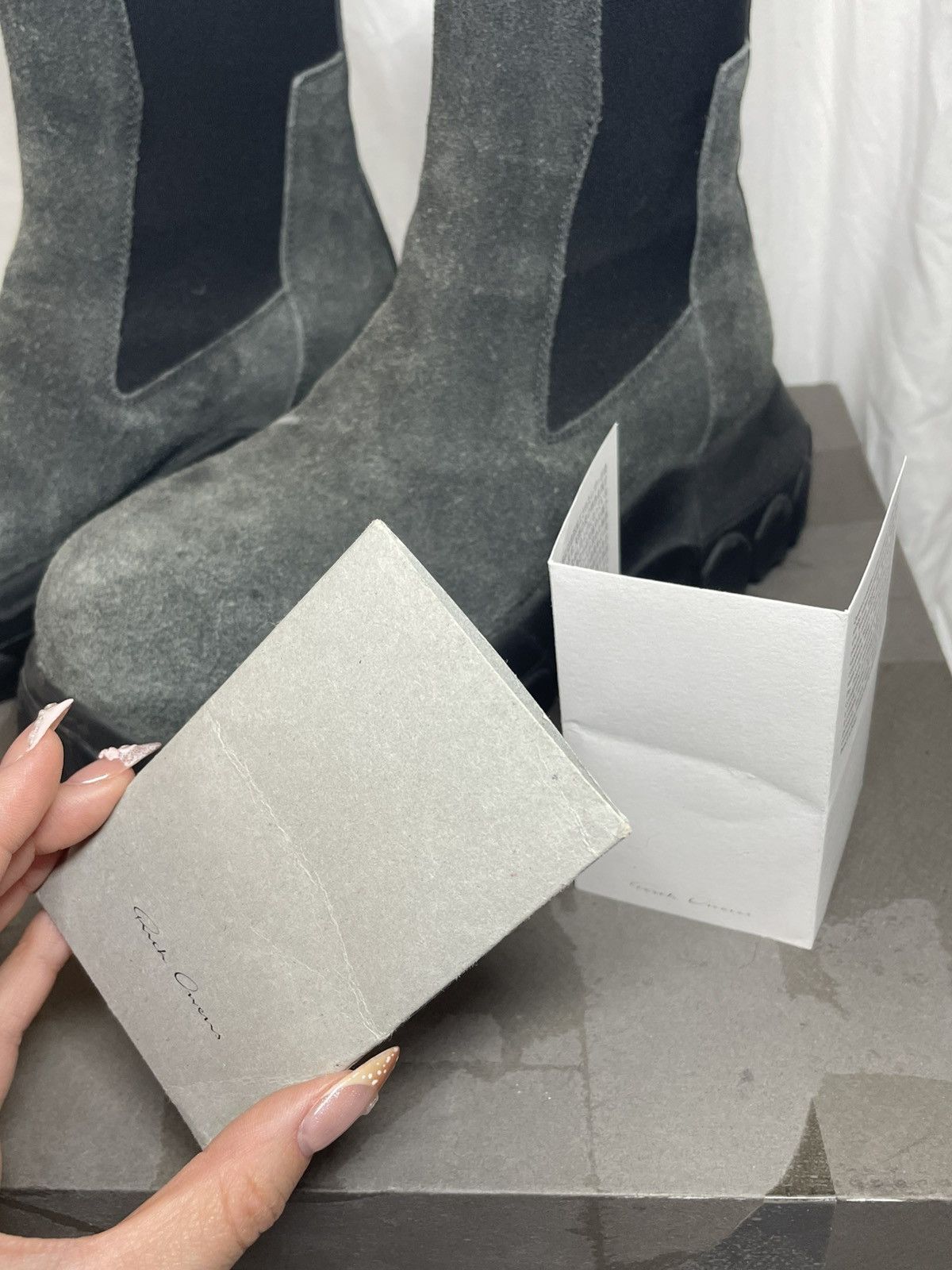 Rick Owens Rick Owens Beetle Bozo Tractor Boots (37) Size US 7.5 / IT 37.5 - 4 Thumbnail