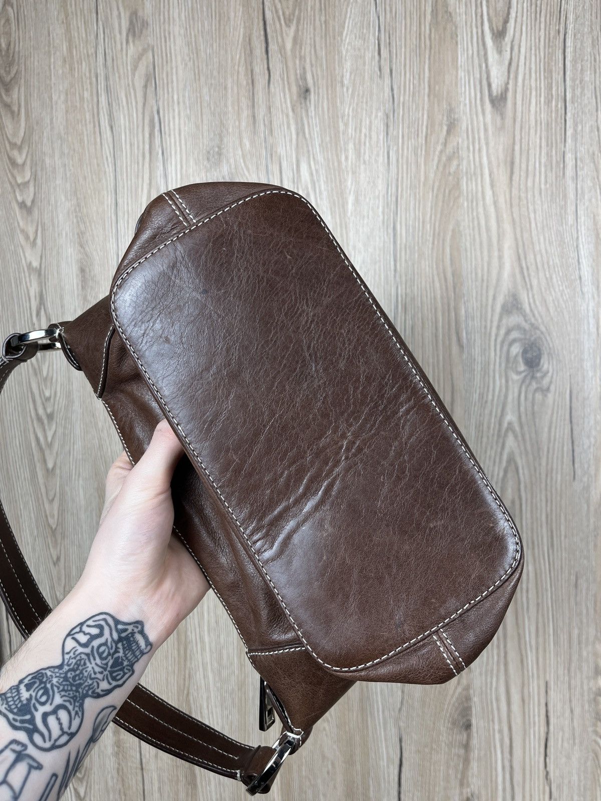 Bally × Designer ➕ high quality small Bally handbag brown leather old money Size ONE SIZE - 7 Thumbnail