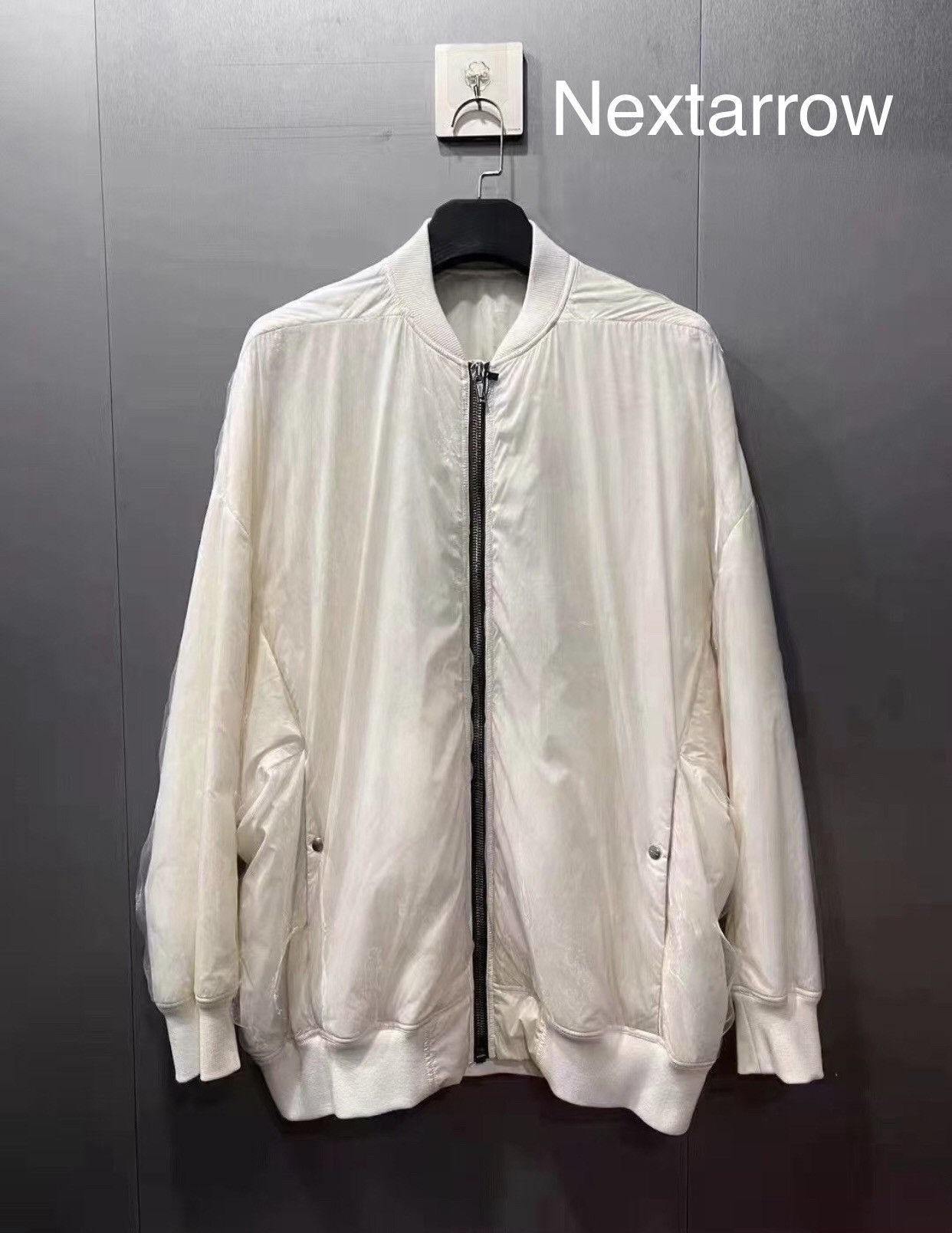 Rick Owens Rick Owens organza baseball jacket 2412-Nextarrow Size US M / EU 48-50 / 2 - 1 Thumbnail