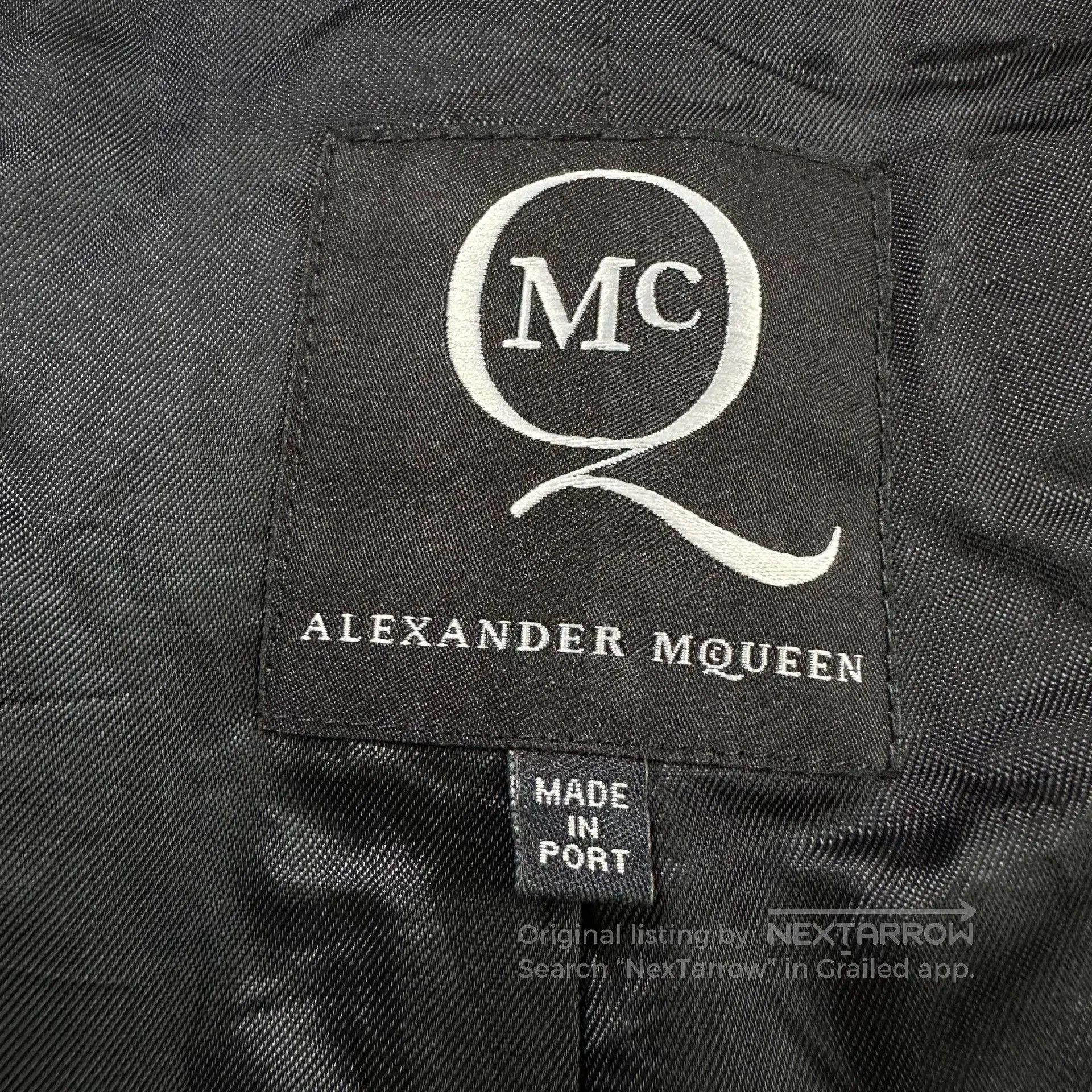 Alexander McQueen Alexander McQueen Black Paneled Collar Blazer. Size US M / EU 48-50 / 2 - 5 Thumbnail
