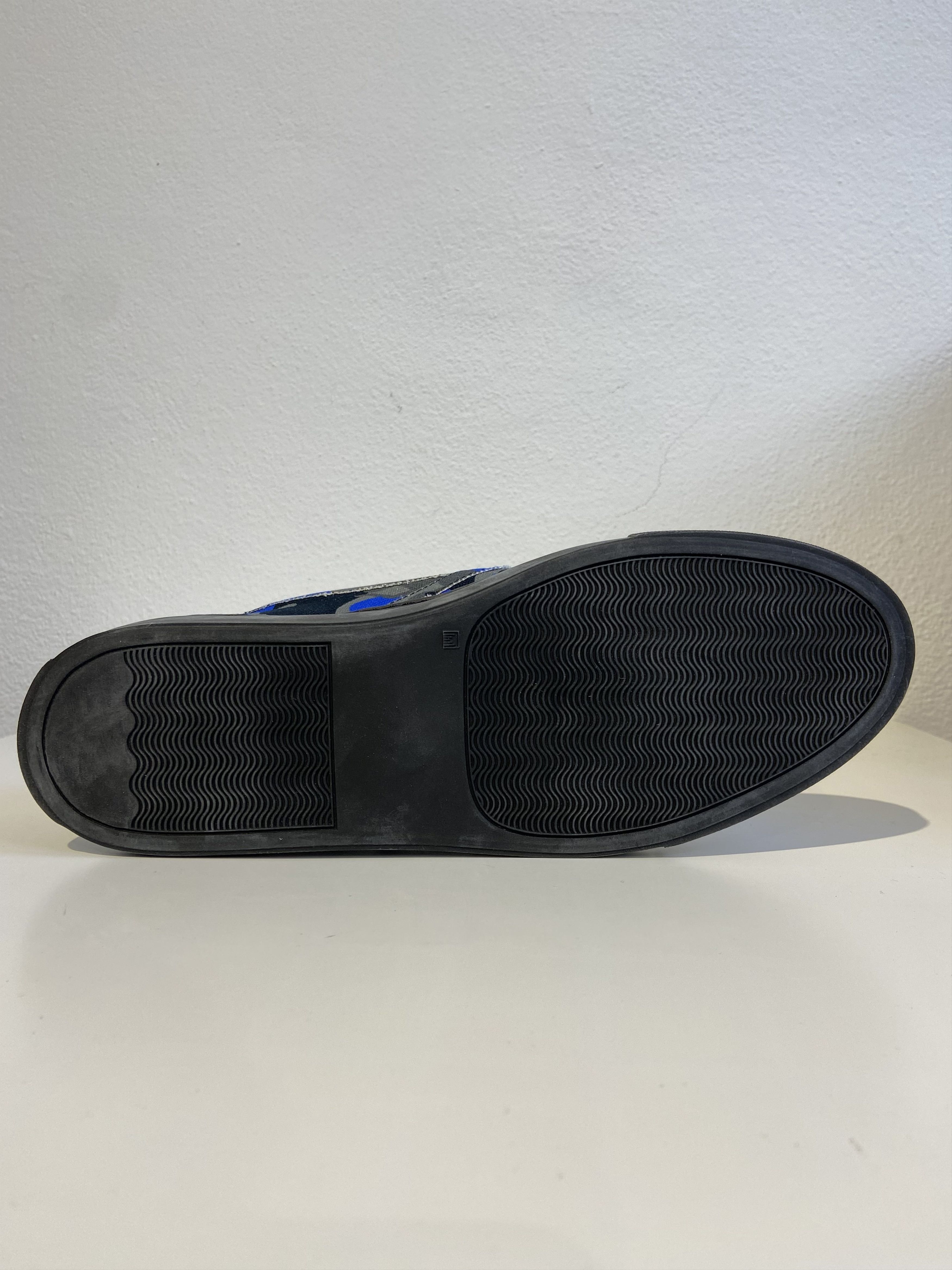 Barneys New York Barneys Camouflage Print Canvas Slip-On Sneakers Size US 10.5 / EU 43-44 - 6 Thumbnail