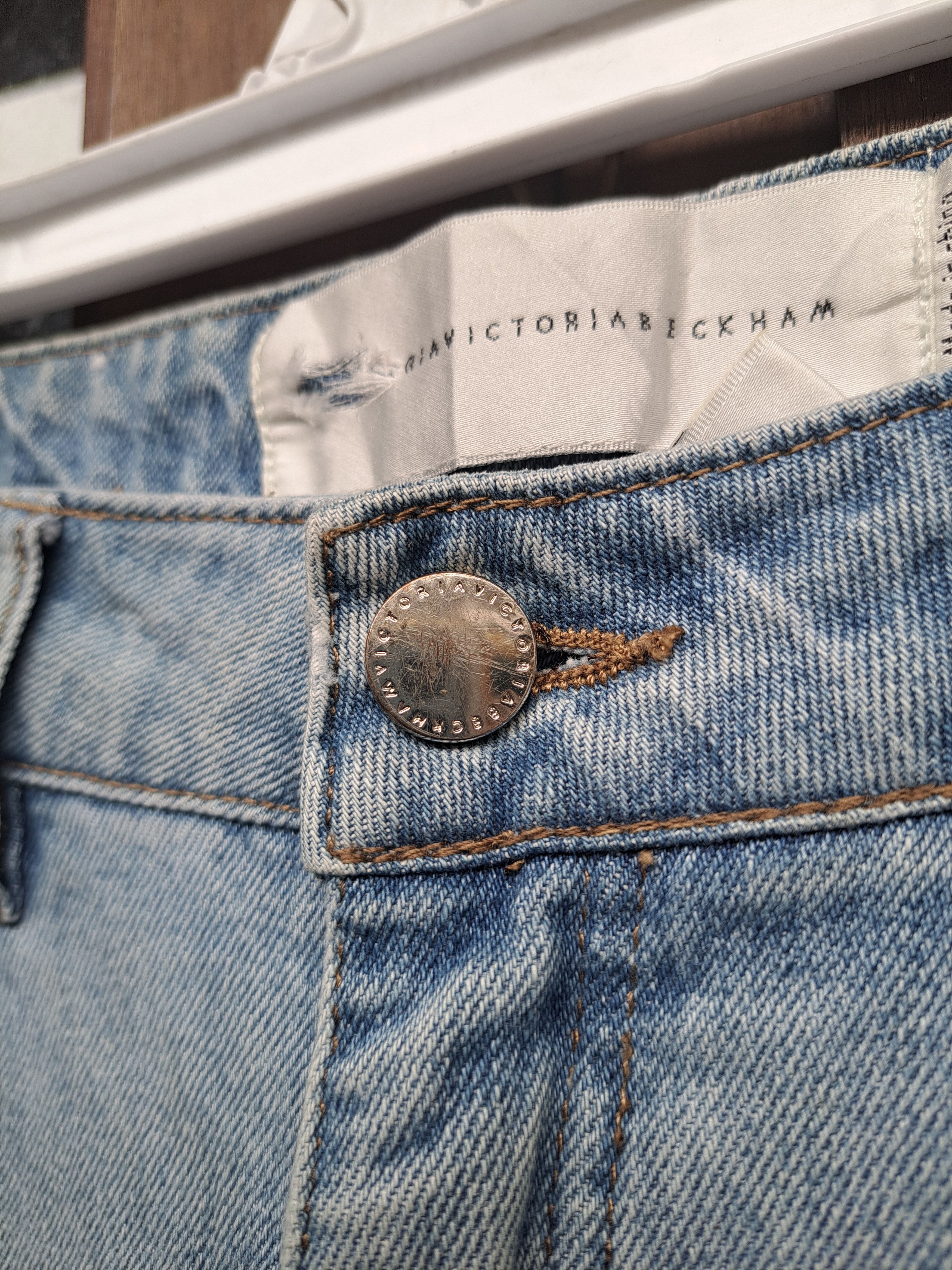 Victoria Beckham Victoria Beckham mid Rise Jeans Patcwork Womens Size 27 Size 27" / US 4 / IT 40 - 5 Thumbnail