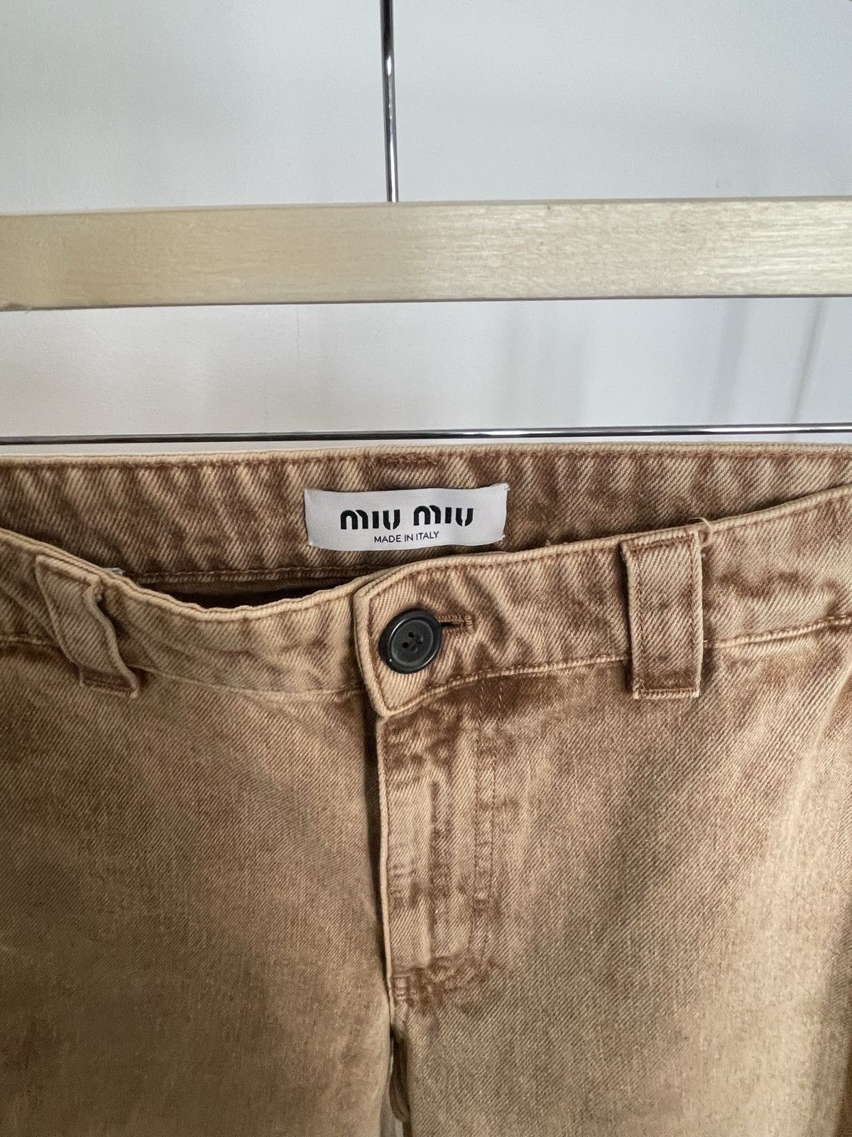 Miu Miu Very Rare Miu Miu Marbleized SS23 jeans Size US 33 - 4 Thumbnail