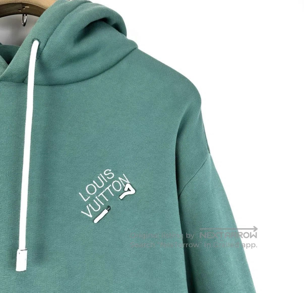 Louis Vuitton Green Oversized Hoodie with Front Pocket. Size US XL / EU 56 / 4 - 5 Thumbnail