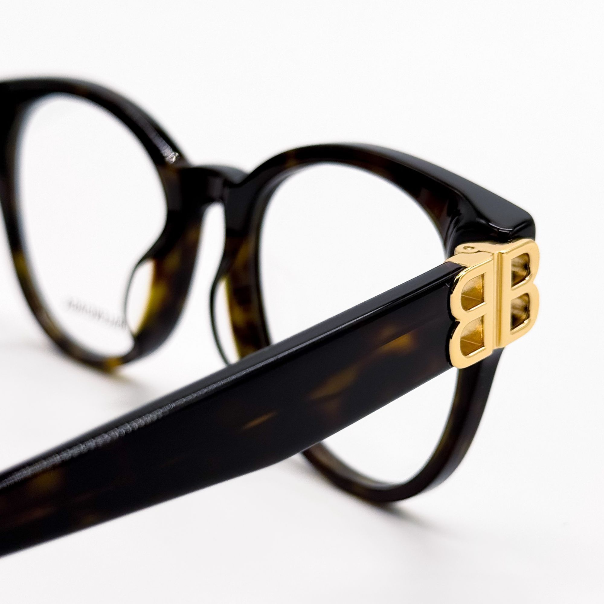Balenciaga NEW BALENCIAGA EYEGLASSES BB0173O 002 ROUND HAVANA WOMEN EYE Size ONE SIZE - 5 Thumbnail