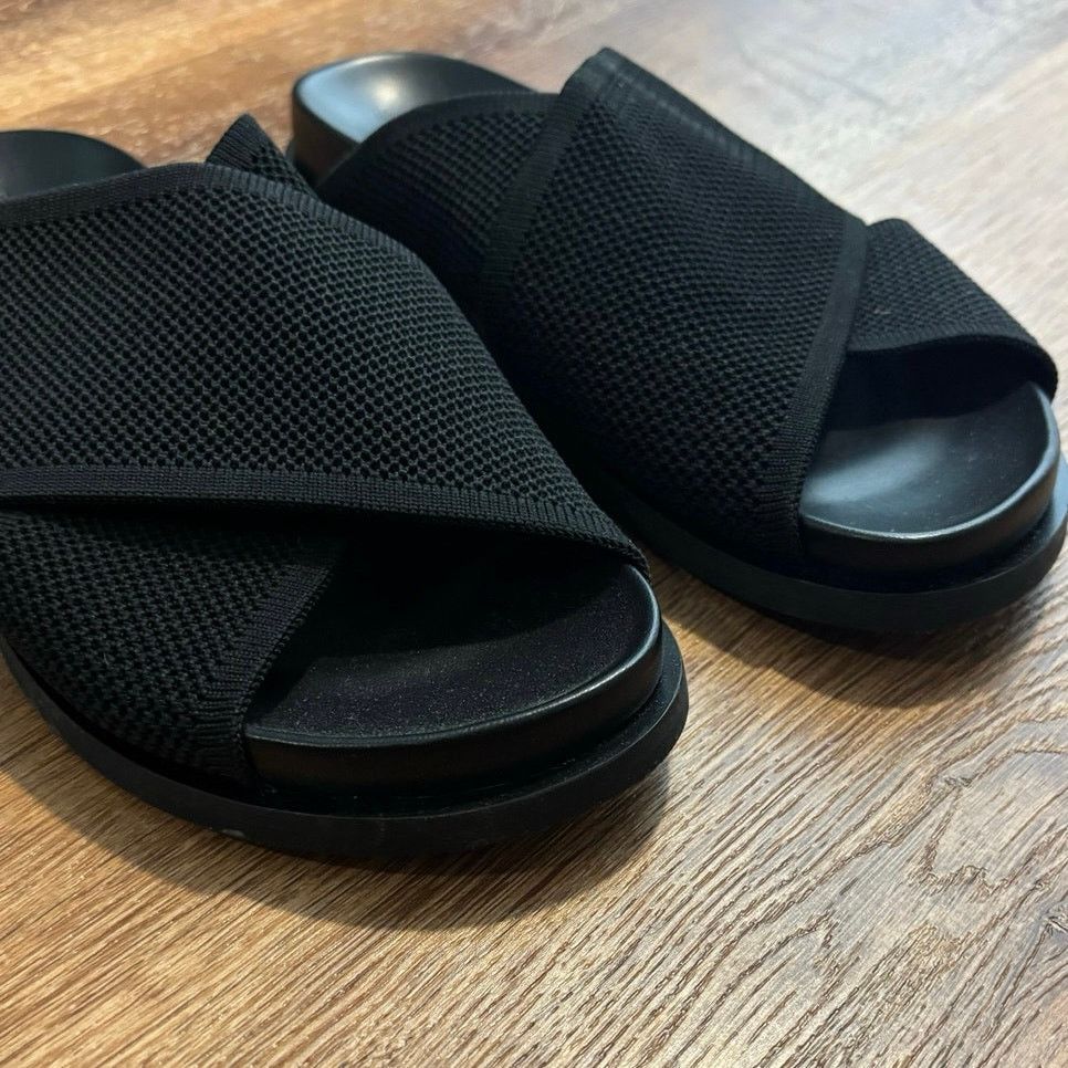 Everlane NEW Everlane The ReKnit Form Crossover Sandal Black Size 9 Size US 9 / IT 39 - 5 Thumbnail