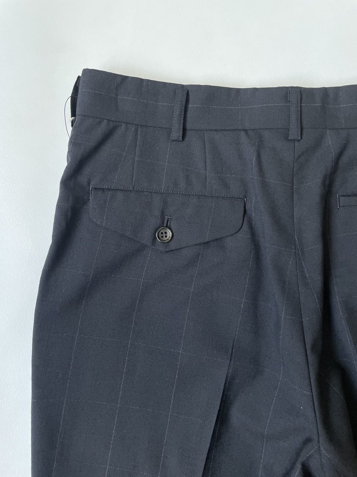 Comme des Garcons S/S 05 Grid Check Check Wool Trousers Size US 32 / EU 48 - 15 Thumbnail