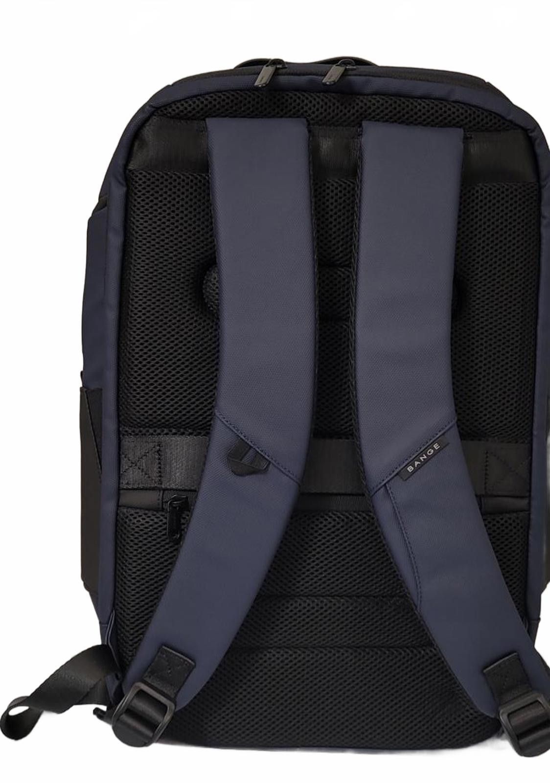 John Baner BANGE Unisex Business Laptop Smart Blue Backpack USB Port Size ONE SIZE - 7 Thumbnail