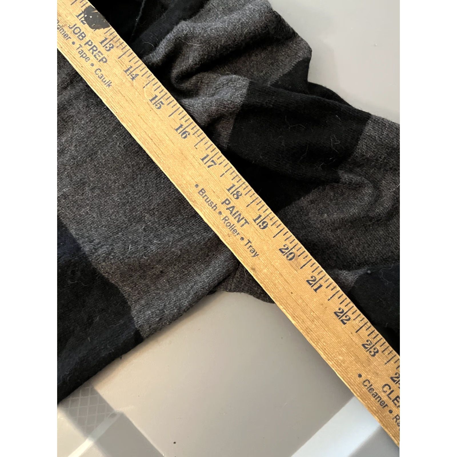 Banana Republic Banana Republic Sweater Women L Gray Black Scoop 3/4 Sleeve Knitted Cotton Blend Pullover Knit Casual Classic Modern Womens Size L / US 10 / IT 46 - 5 Thumbnail