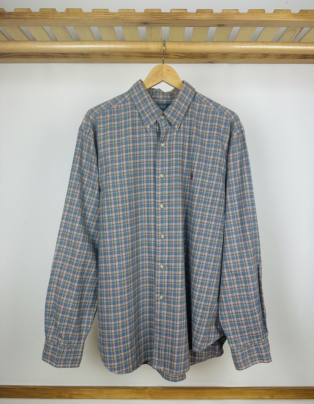 Vintage Vintage Polo Ralph Lauren Shirts Button Ups Size US XL / EU 56 / 4 - 1 Thumbnail