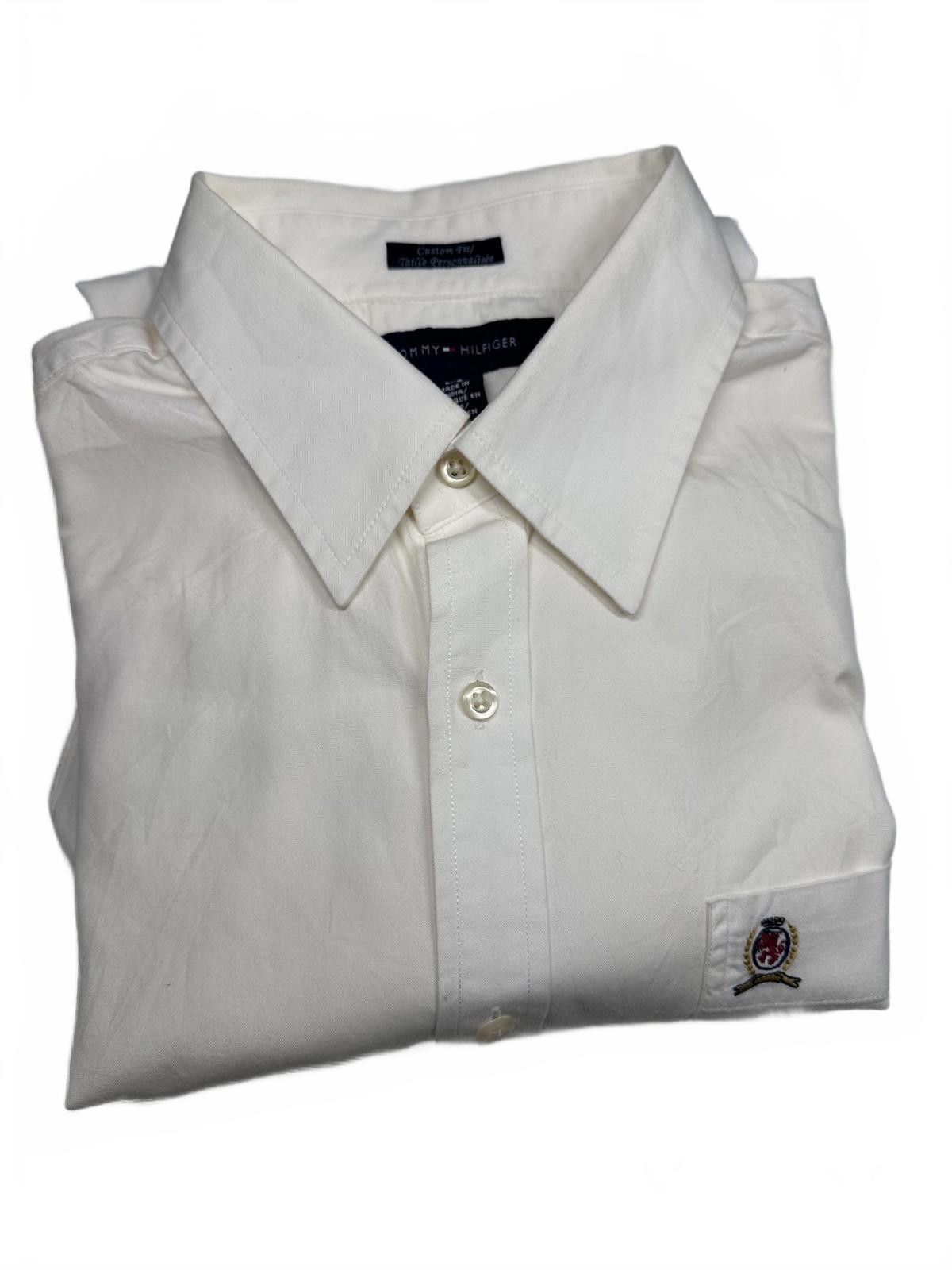 Designer Tommy Hilfiger Long Sleeve Button-Down Shirt Size US L / EU 52-54 / 3 - 7 Thumbnail