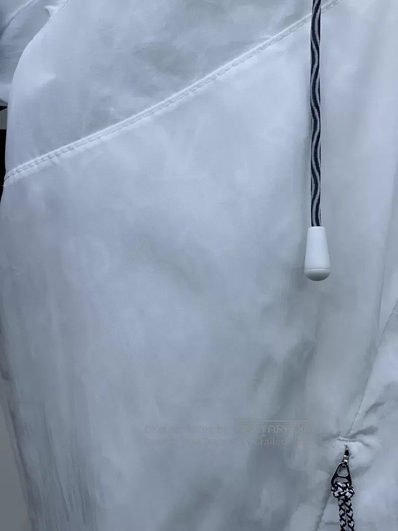 Louis Vuitton Louis Vuitton 26 New White Dark Rib Hooded jacket Size XXS / US 00 / IT 34 - 5 Thumbnail