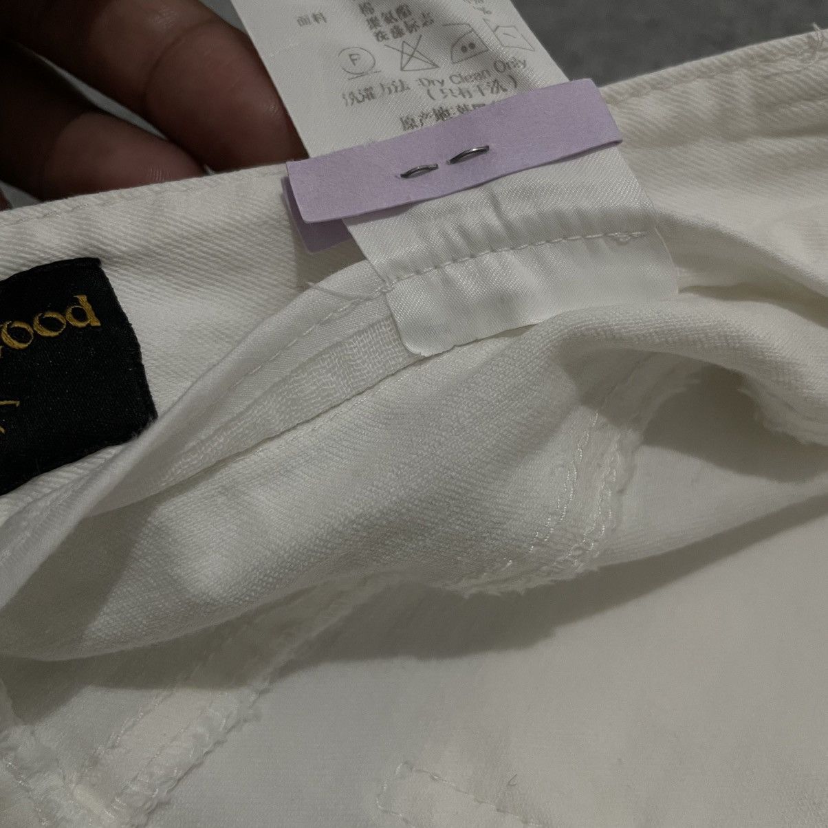 Vivienne Westwood Vivienne Westwood White Skinny Pants Orb Embroidery Size 27" / US 4 / IT 40 - 9 Thumbnail