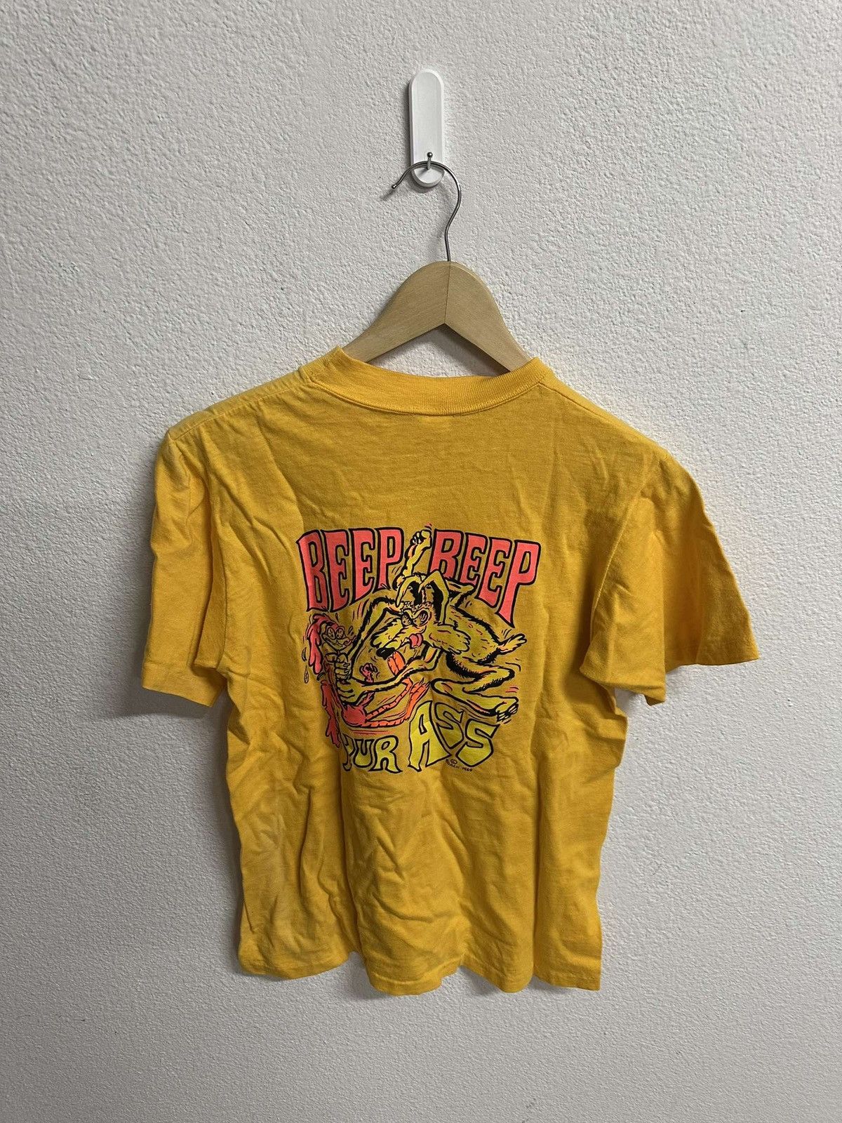 Vintage 1960’s Road Runner Give Chevy The Bird T-Shirt Size US M / EU 48-50 / 2 - 2 Thumbnail
