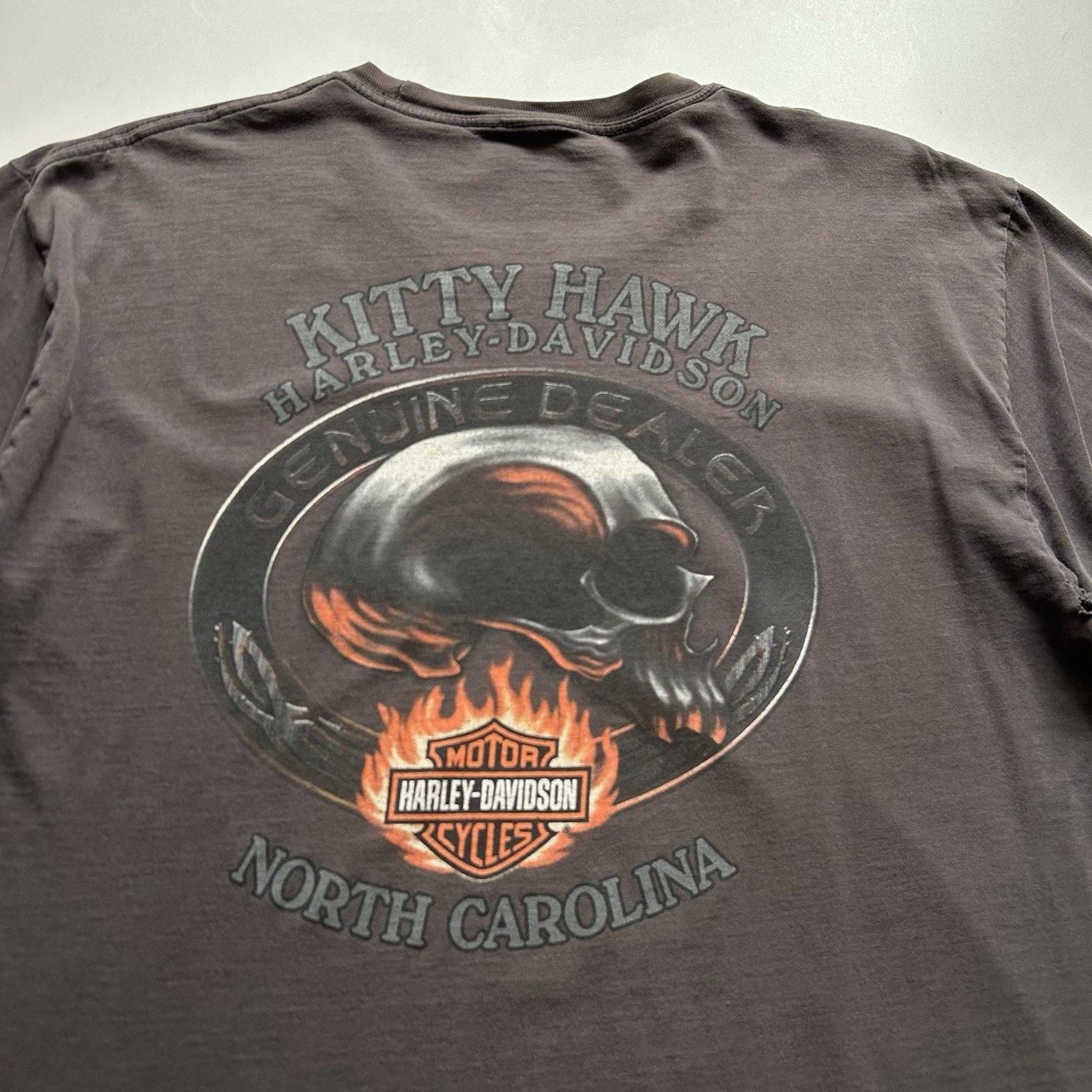 Harley Davidson × Vintage Vintage Harley Davidson Shirt Large Faded Black Eagle Rare Size US L / EU 52-54 / 3 - 4 Thumbnail