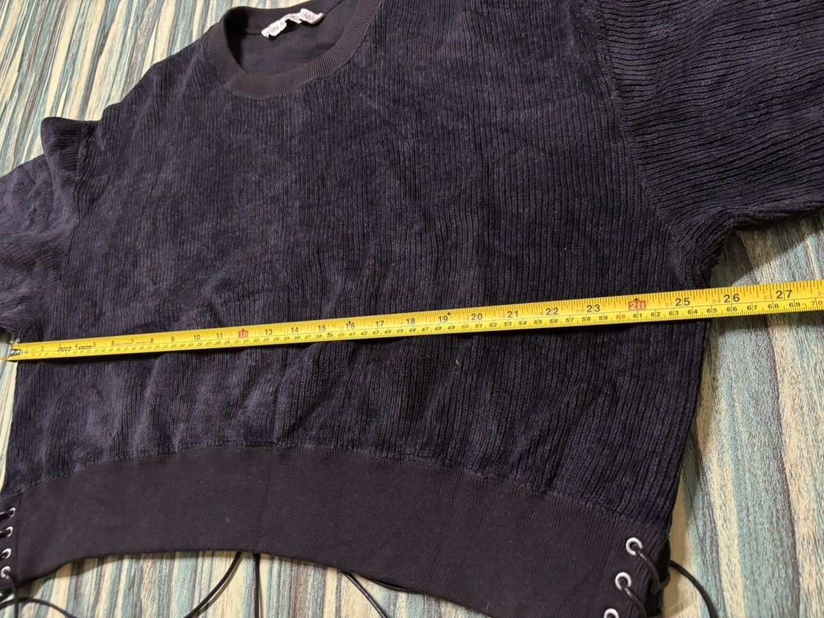 JOHN LAWRENCE SULLIVAN John Lawrence Sullivan "Dexter Sinister" Cropped Sweatshirt Size XXL / US 16-18 / IT 52-54 - 8 Thumbnail