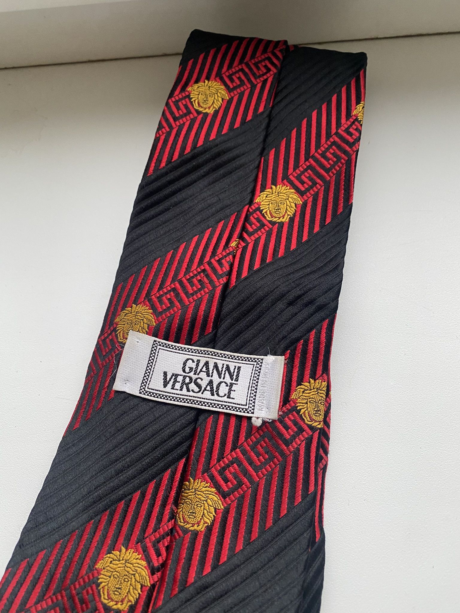 Designer × Versace Gianni Versace Silk Tie Made In Italy Size ONE SIZE - 2 Thumbnail