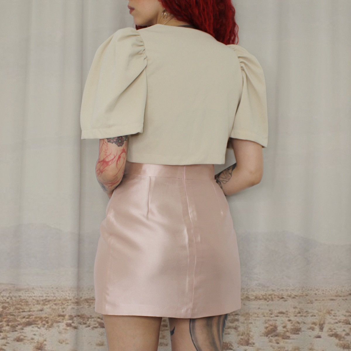 Other 🥐BEIGE SHORT JACKET TOP🥐 Size S / US 4 / IT 40 - 3 Thumbnail