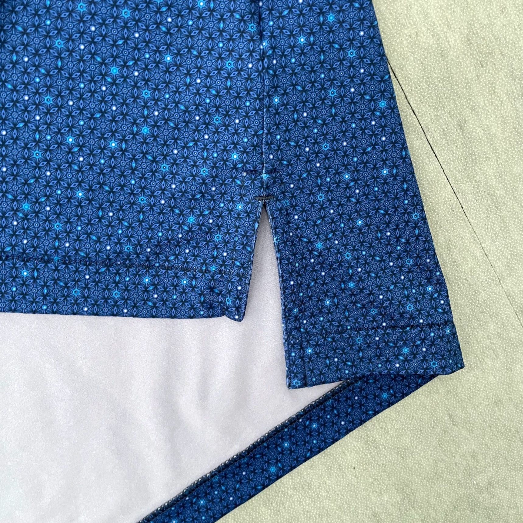 Peter Millar Peter Millar Polo Shirt Adult XL Extra Large Blue Golf All Over Print Stars Mens Size US XL / EU 56 / 4 - 4 Thumbnail