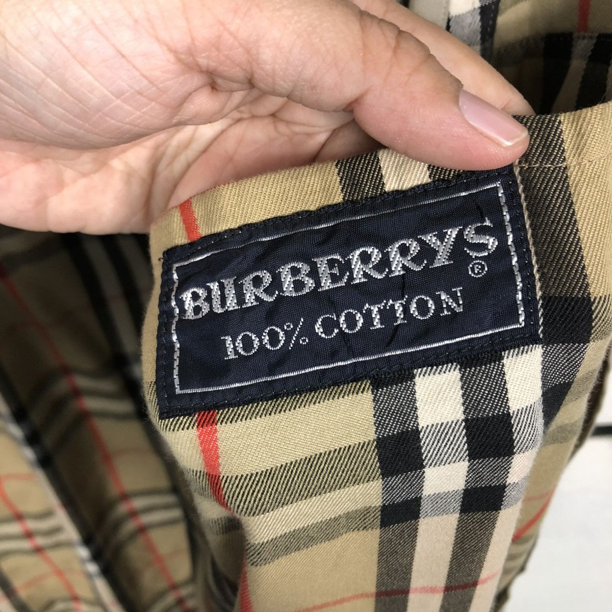 Burberry 🔥VINTAGE LONG JACKET BURBERRYS NOVA CHECK MADE IN ENGLAND Size US M / EU 48-50 / 2 - 21 Thumbnail