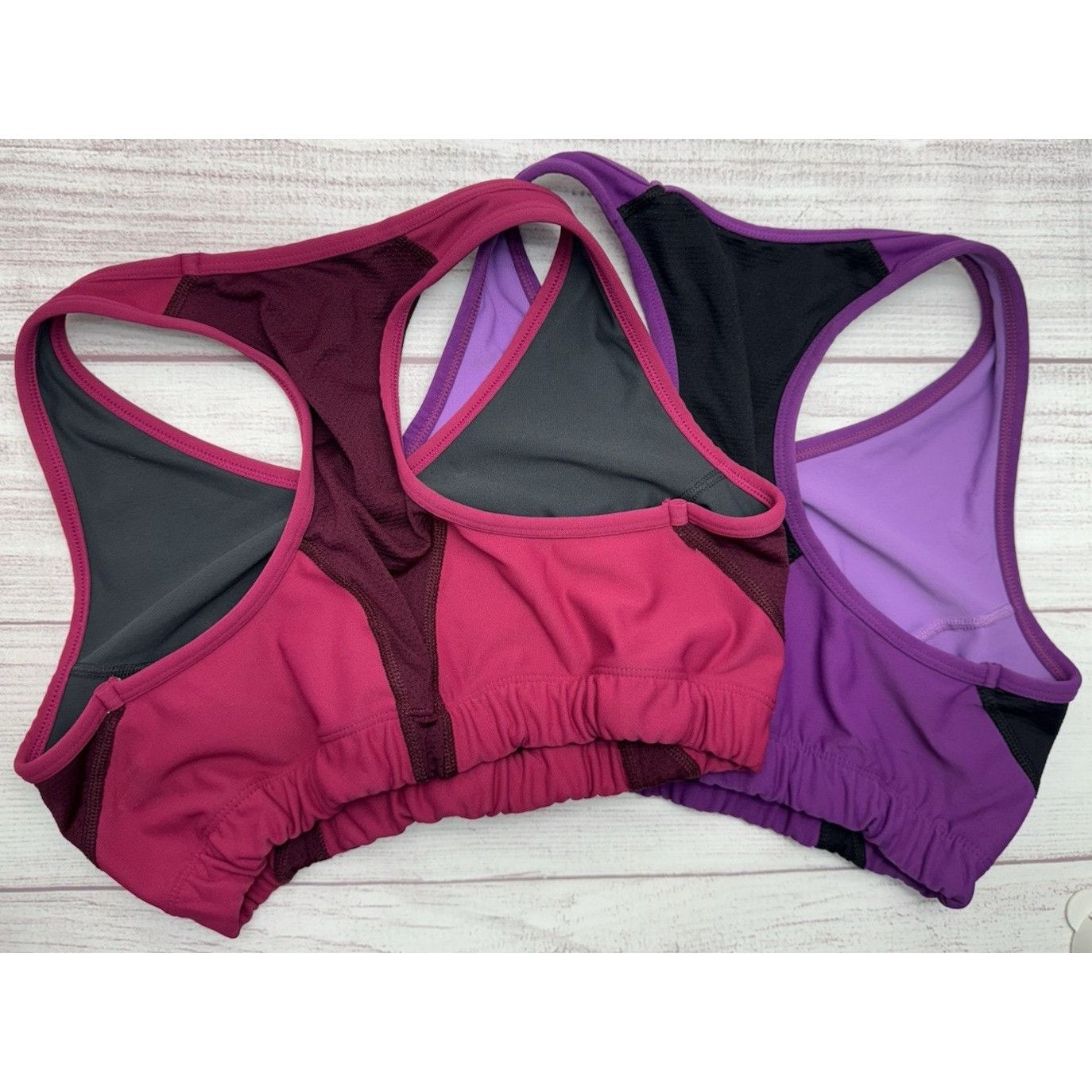 Other Women's Sports Bra Pink & Purple (Medium) Compression Athlet Size ONE SIZE - 2 Thumbnail